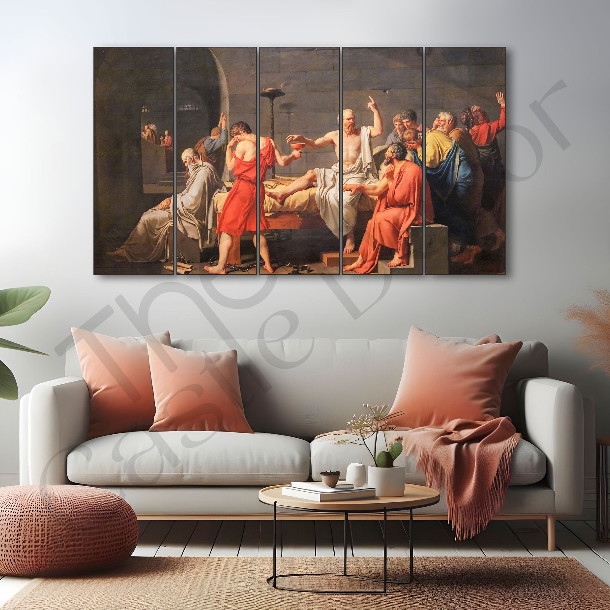 Greek Art Painting with frame Big Size Wall Art for living room,Bedroom,Drawing room,Hotels
