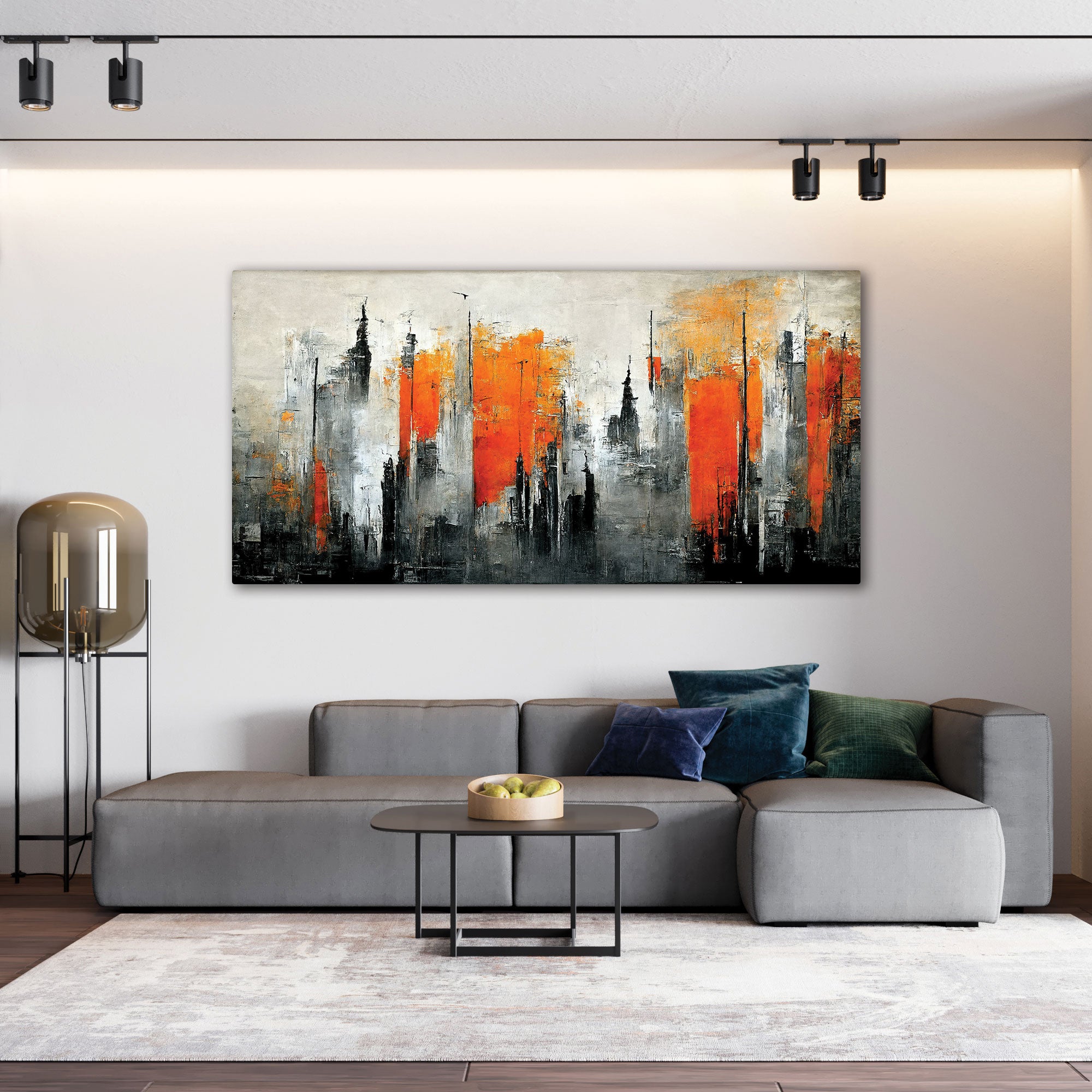 Abstract Canvas painting with frame Big Size Wall Art for living room,Bedroom,Drawing roomHotels