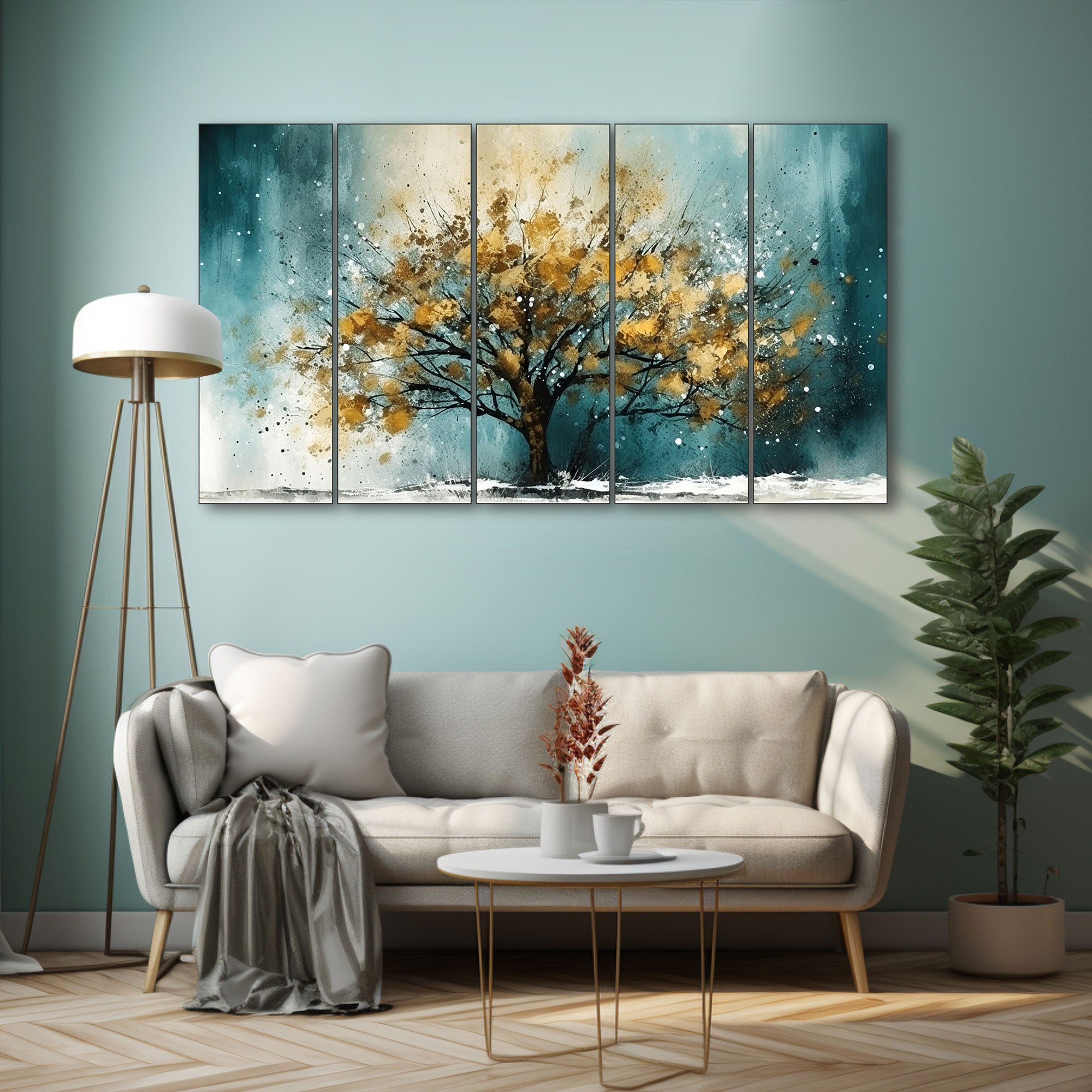 Abstract Painting with frame Big Size Wall Art for living room,Bedroom,Drawing room,Hotels