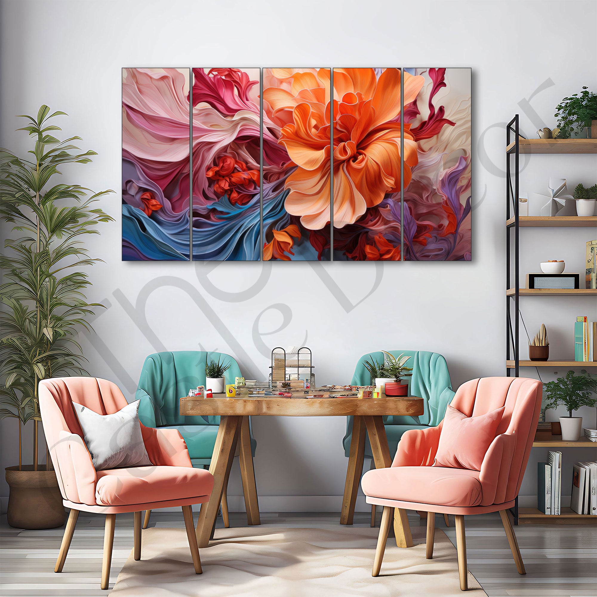 Abstract Painting with frame Big Size Wall Art for living room,Bedroom,Drawing room,Hotels