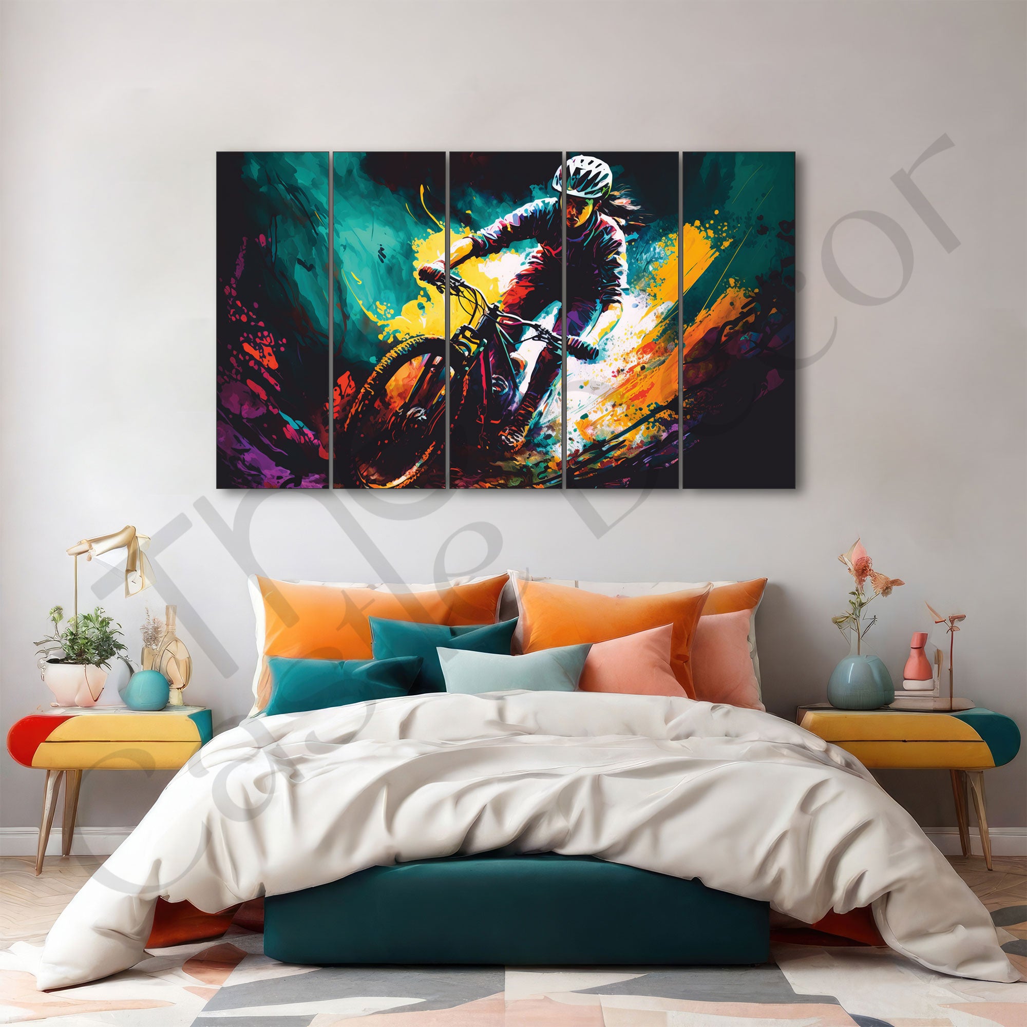 Sports Painting with frame Big Size Wall Art for living room,Bedroom,Drawing room,Hotels
