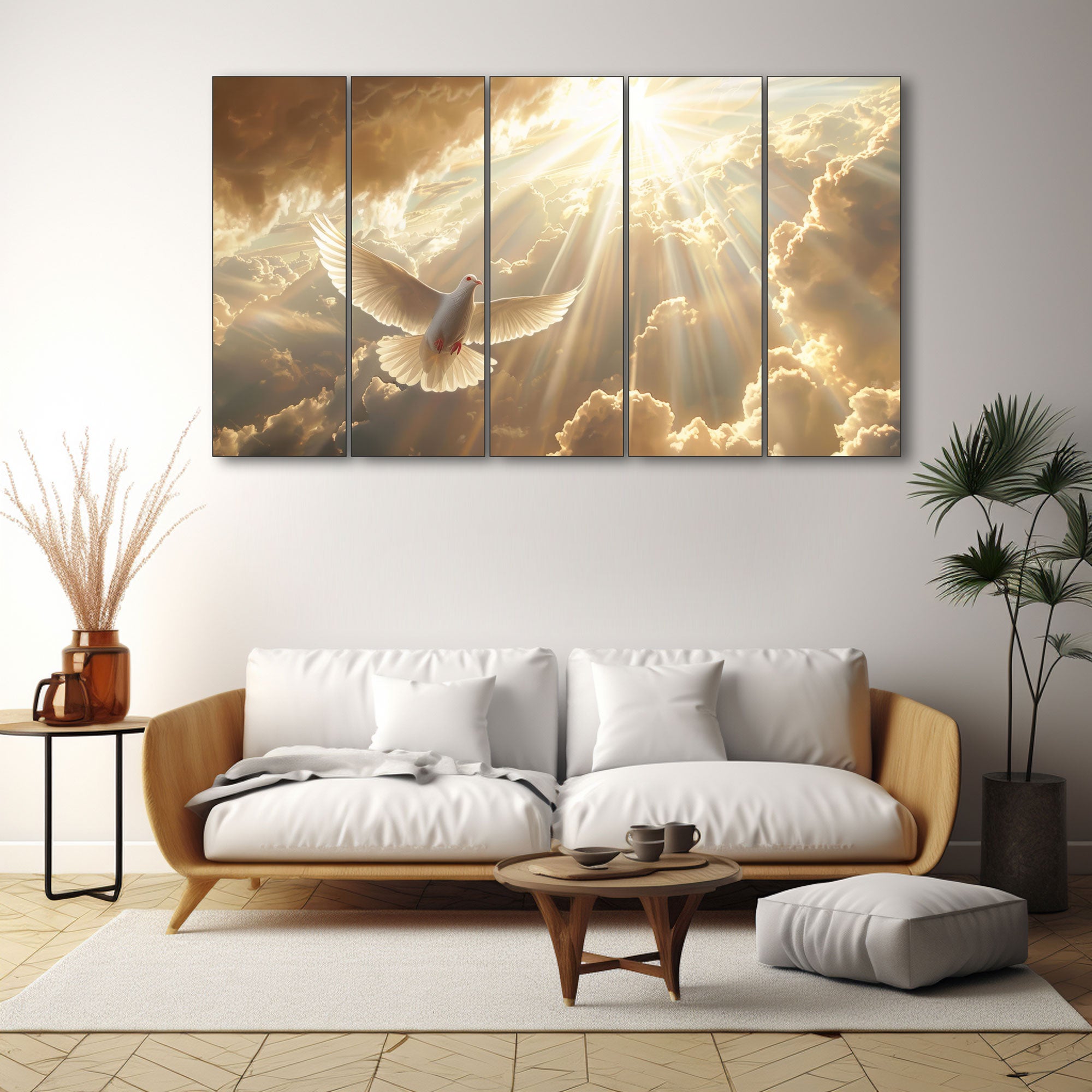 Birds Painting with frame Big Size Wall Art for living room,Bedroom,Drawing room,Hotels