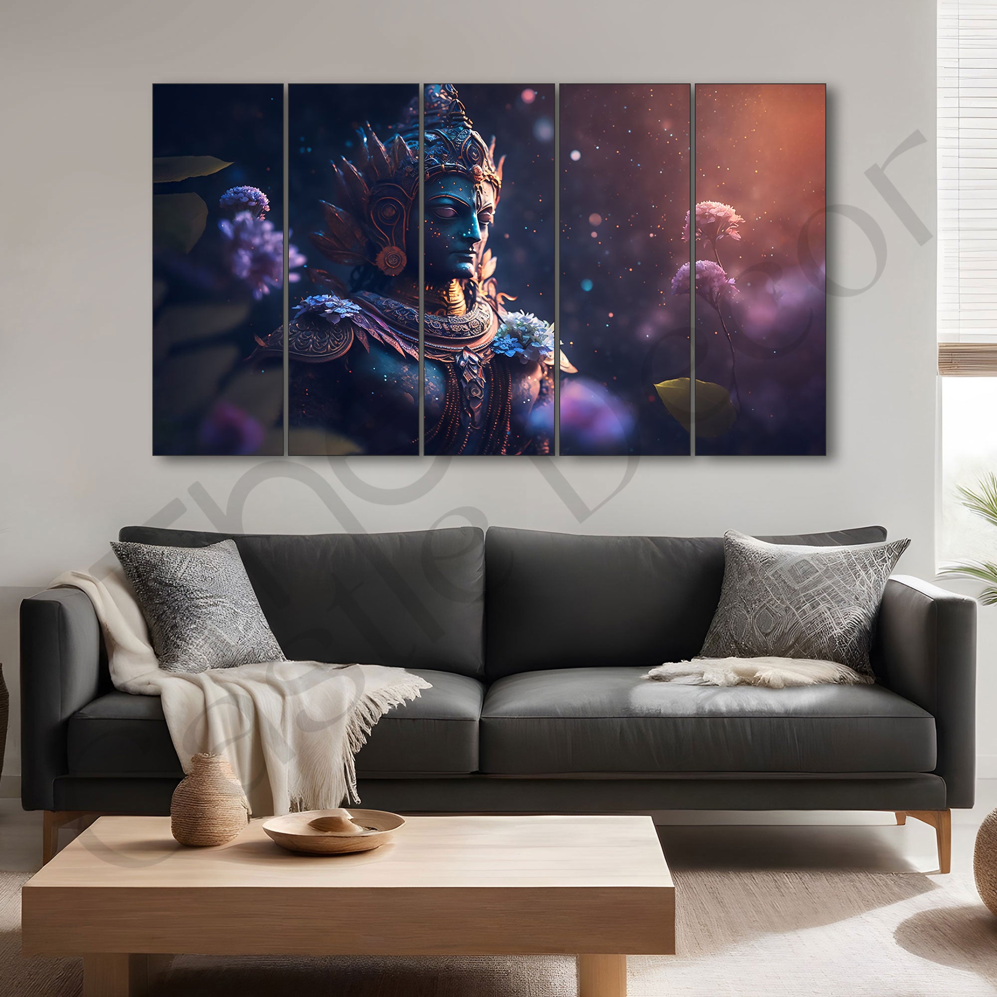 Lord Shiva Painting with frame Big Size Wall Art for living room,Bedroom,Drawing room,Hotels