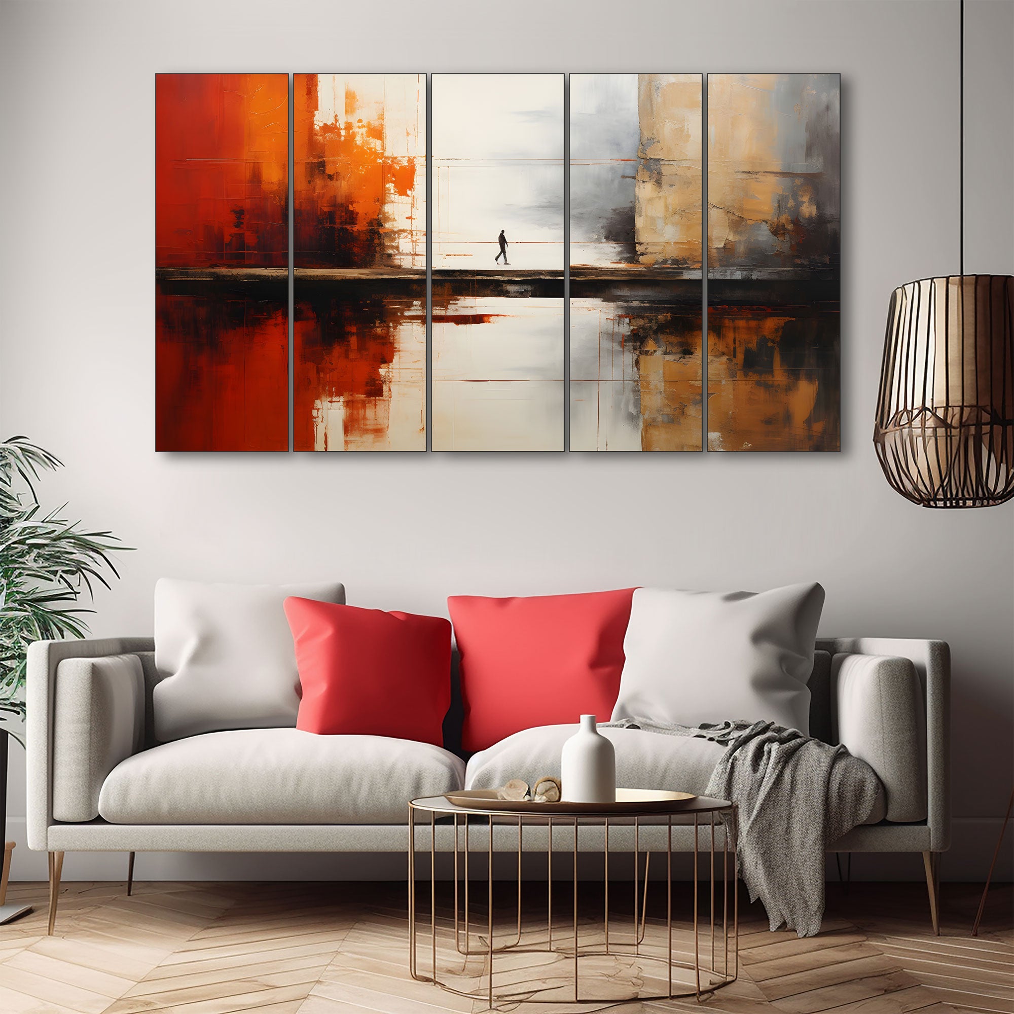 Abstract Painting with frame Big Size Wall Art for living room,Bedroom,Drawing room,Hotels