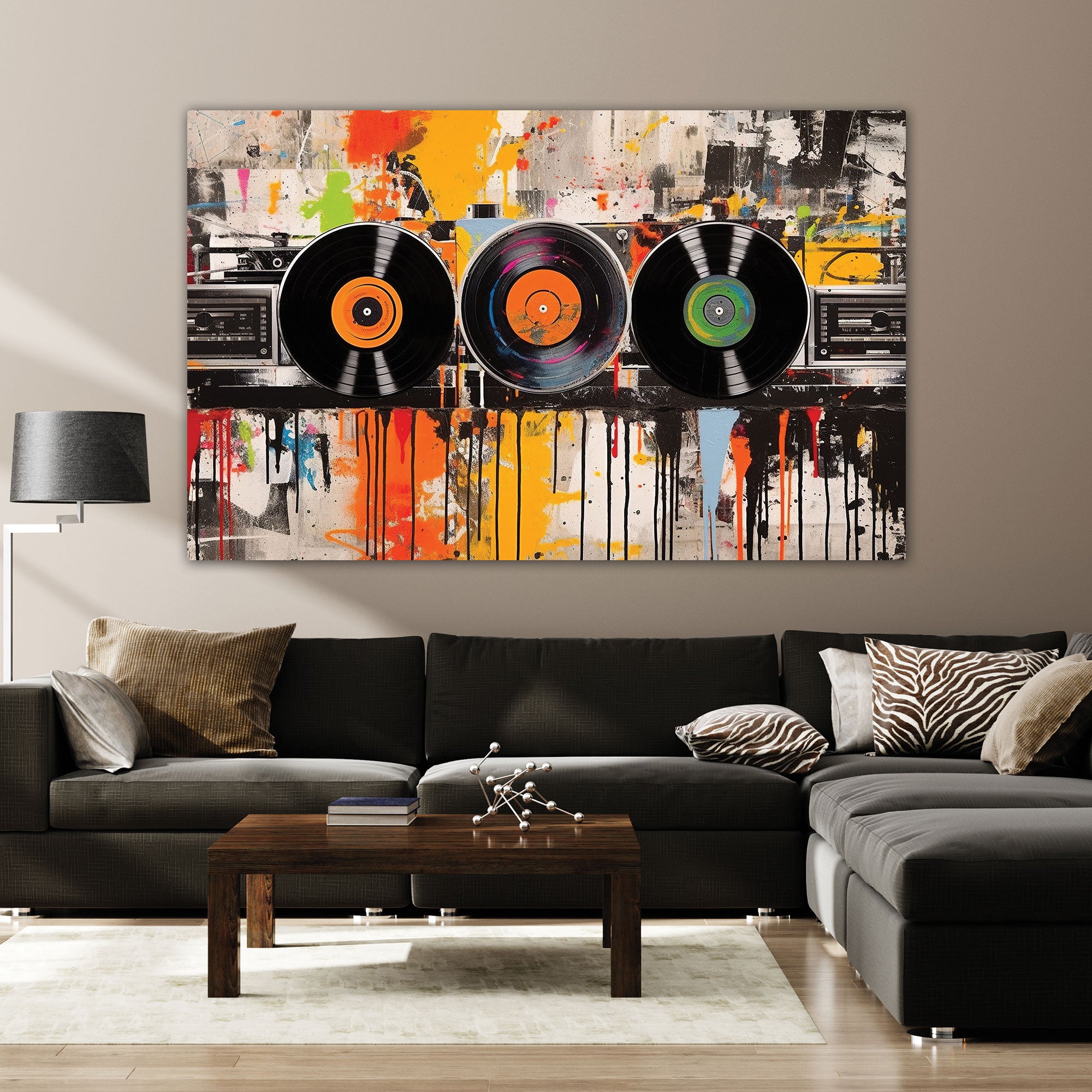 Music art Canvas painting with frame Big Size Wall Art for living room,Bedroom,Drawing room,Hotels