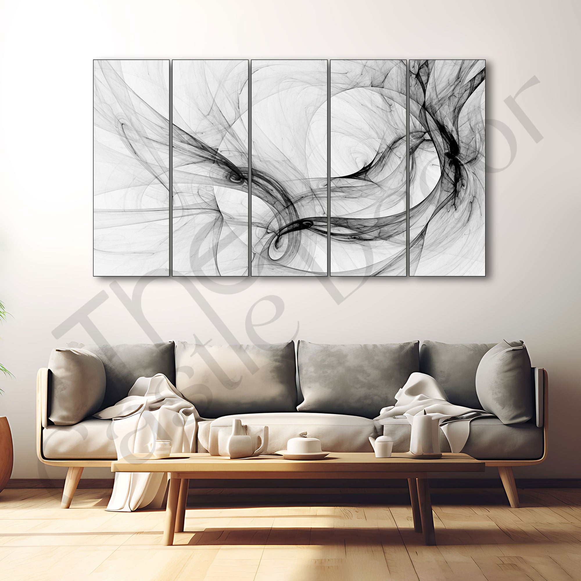 Abstract Painting with frame Big Size Wall Art for living room,Bedroom,Drawing room,Hotels