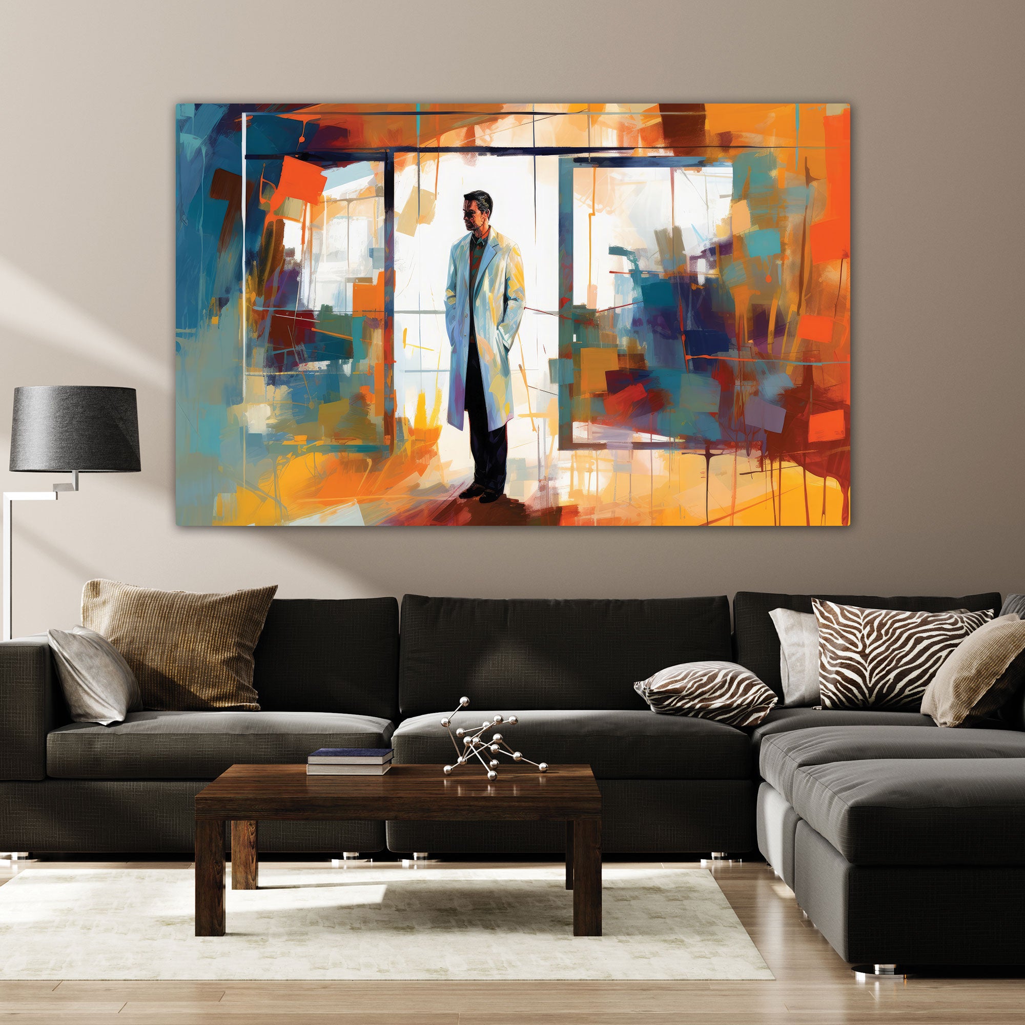 Doctor Canvas painting with frame Big Size Wall Art for living room,Bedroom,Drawing room,Hotels