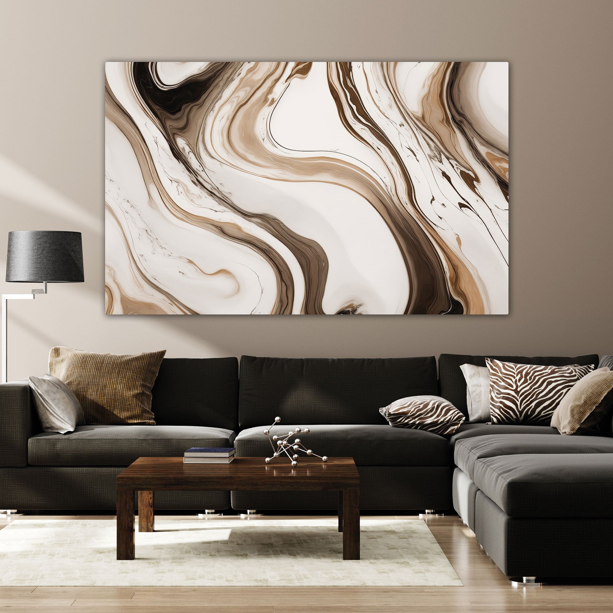 MarbleAbstract Canvas painting Big Size Wall Art for living room,Bedroom,Drawing room,Hotels