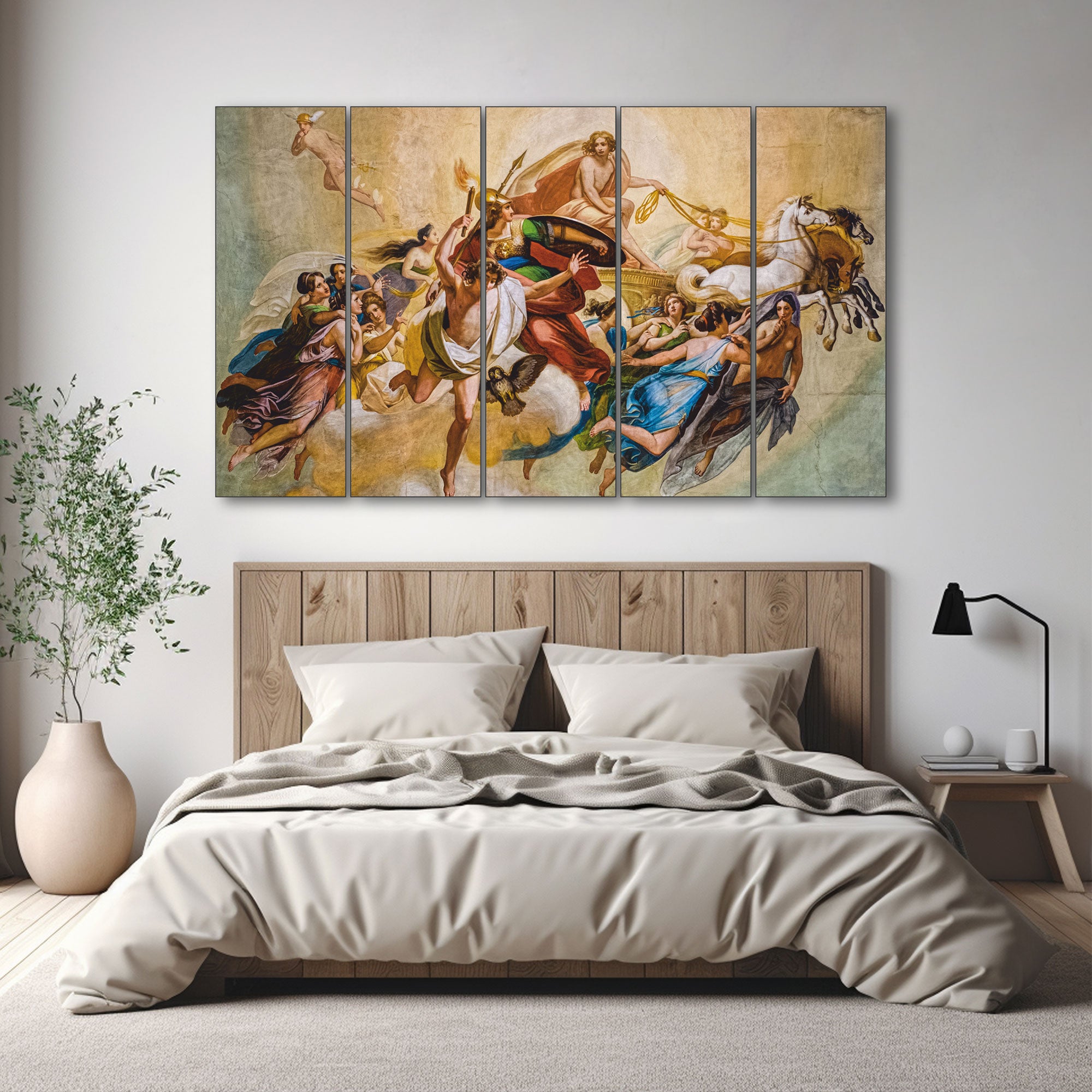 Lord Ganesh Ji Painting with frame Big Size Wall Art for living room,Bedroom,Drawing room,Hotels