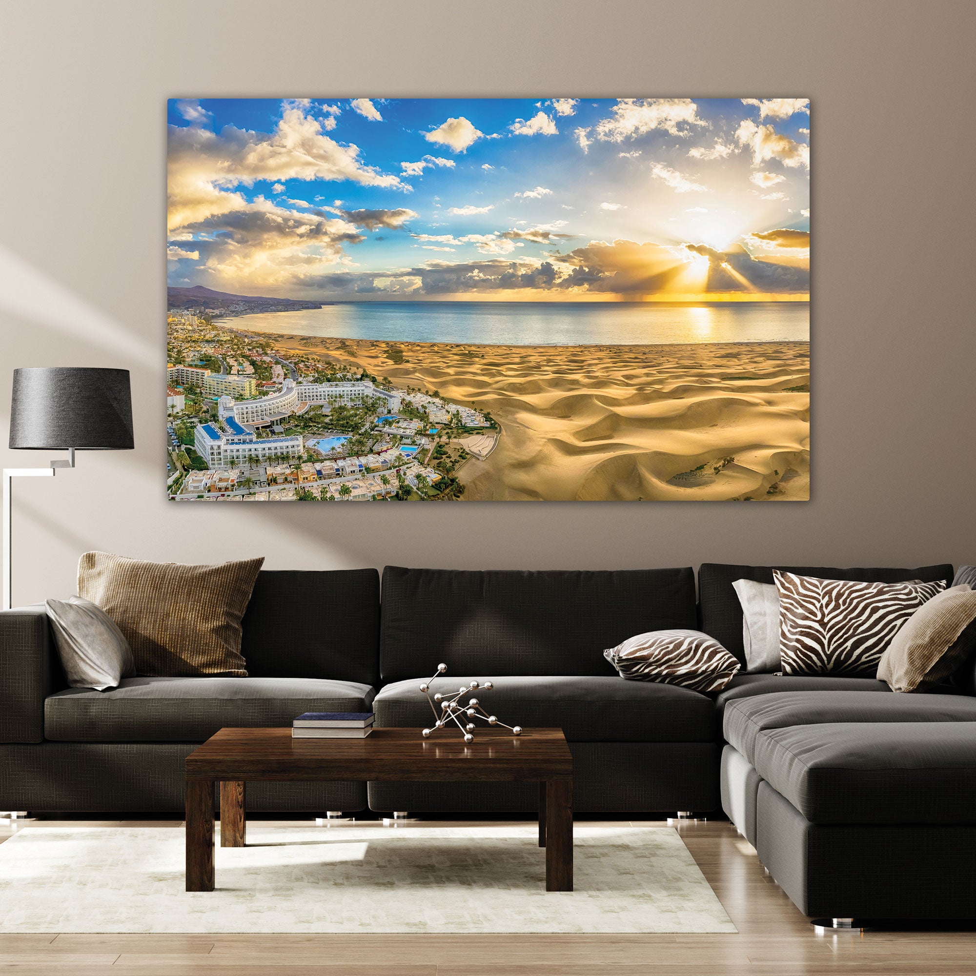 Seawater Canvas painting with frame Big Size Wall Art for living room,Bedroom,Drawing room,Hotels