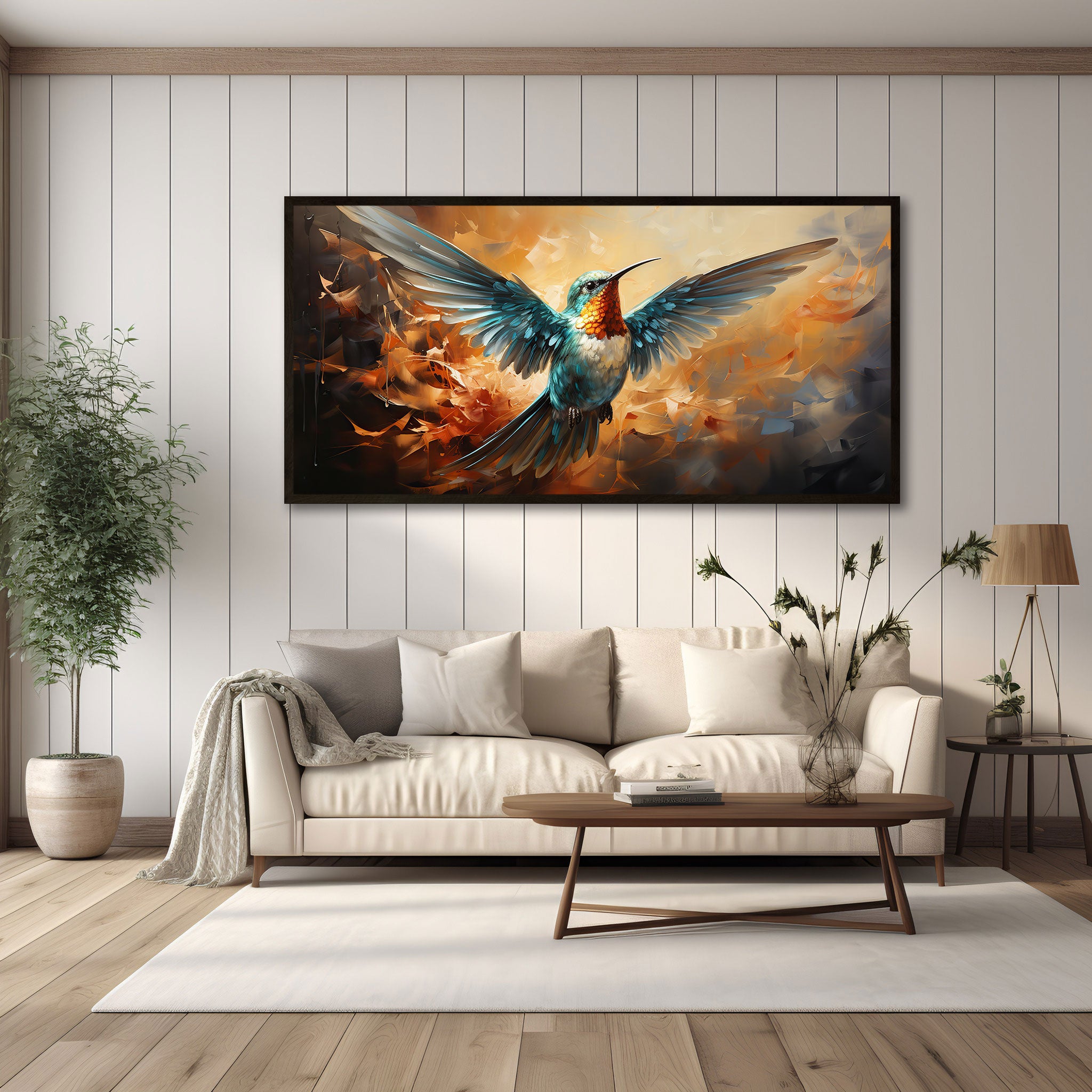 BirdAbstract Canvas painting with frame Big Size Wall Art for living room,Bedroom,Drawing room,Hotels