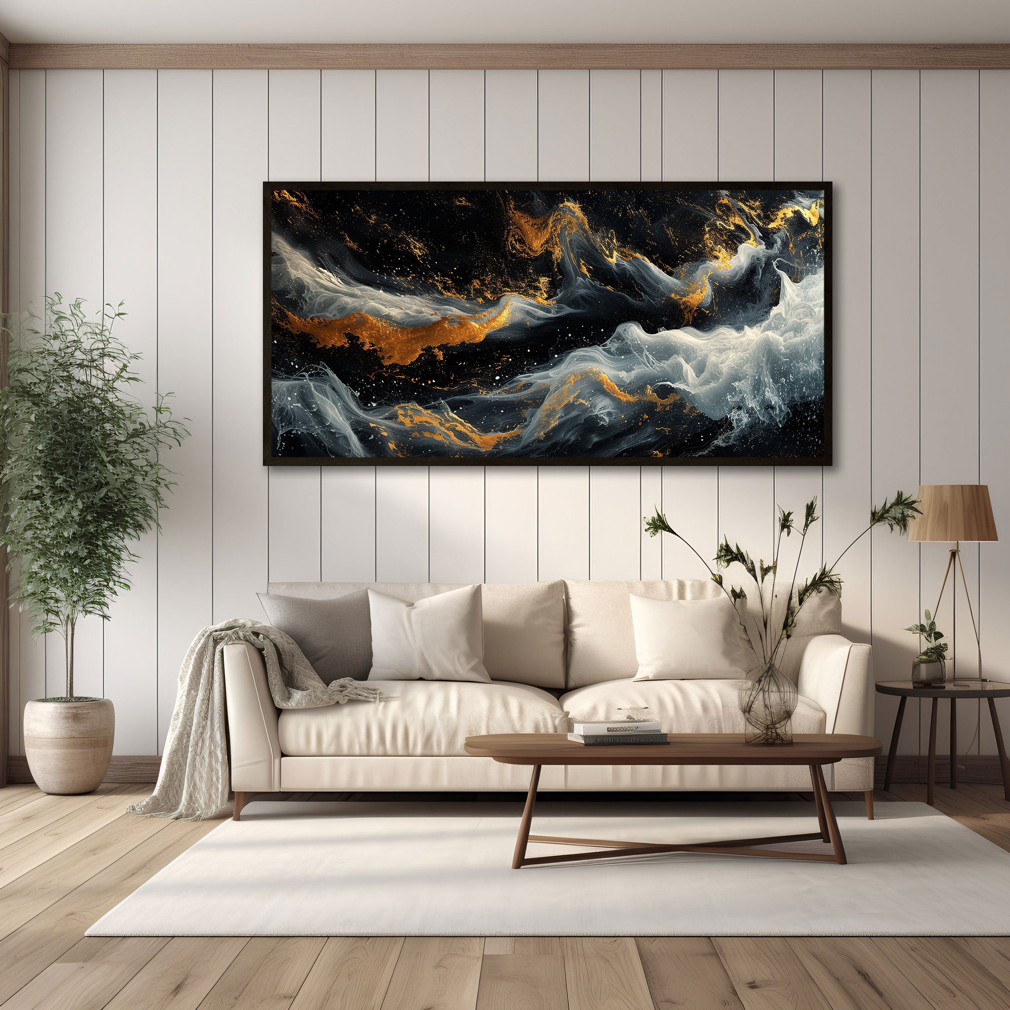 MarbleAbstract Canvas painting with frame Big Size Wall Art for living room,Bedroom,Drawing room,Hotels