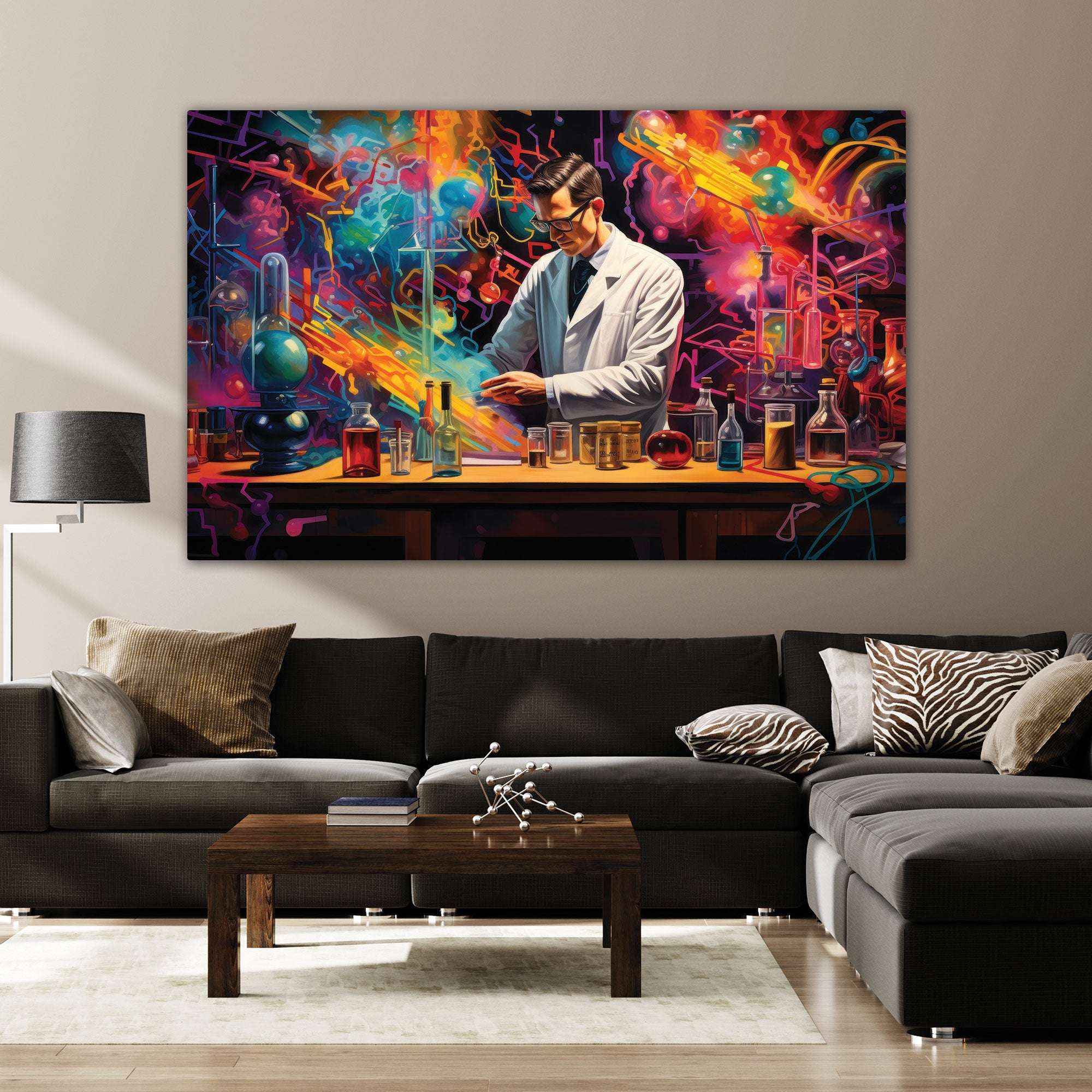 Doctor lab Canvas painting Big Size Wall Art for living room,Bedroom,Drawing room,Hotels