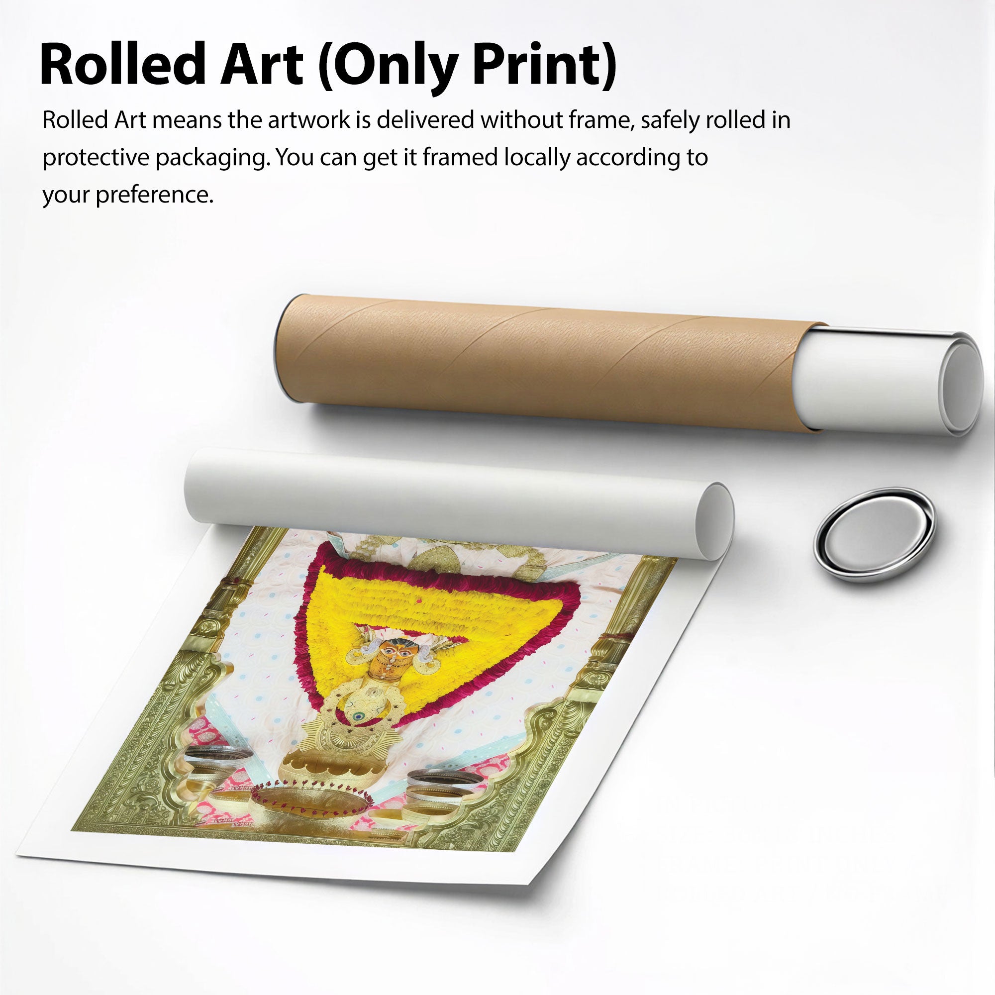 Khatu Shyam Ji Maharaj painting Big Size Wall Art for living room,Bedroom,Drawing room,Hotels