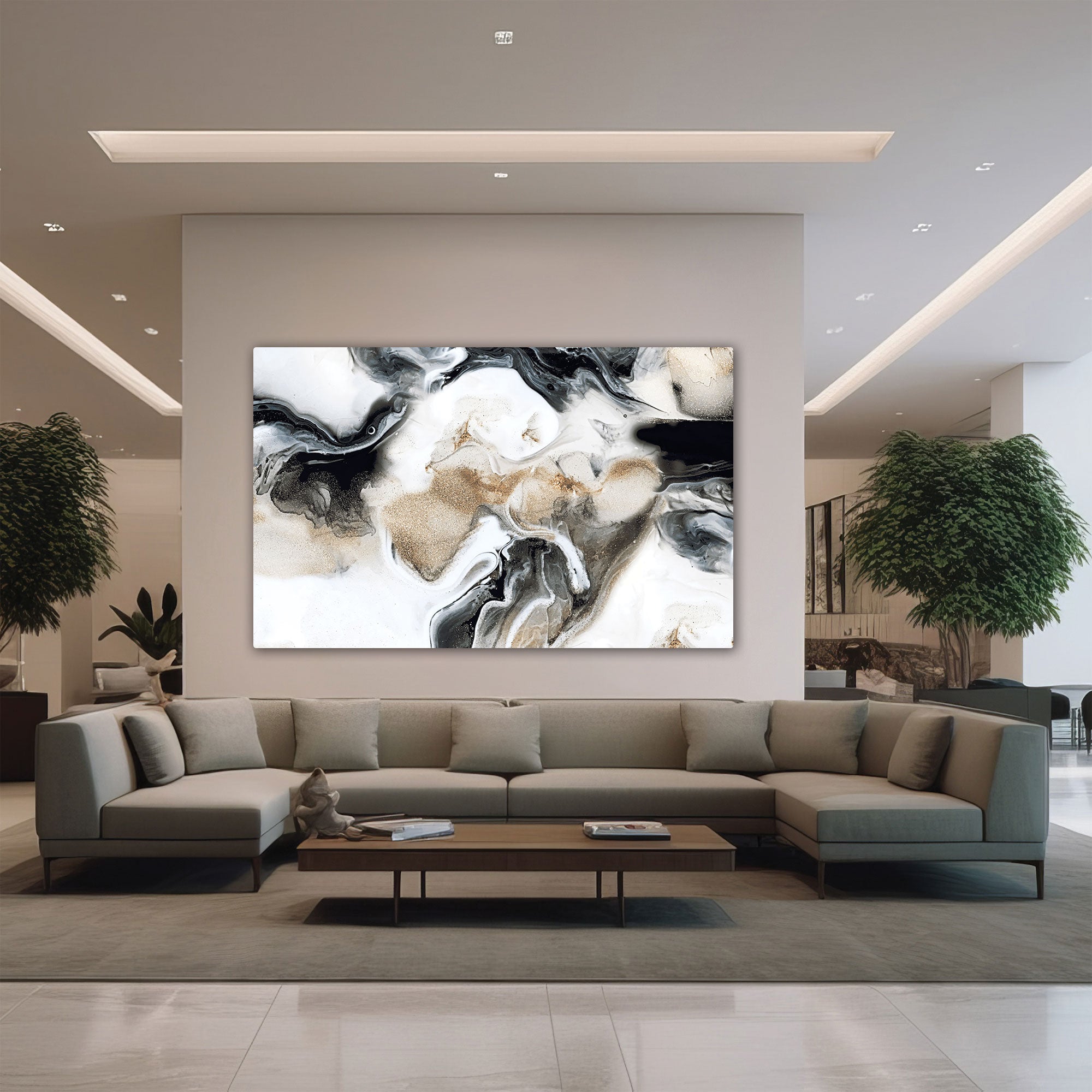 Marble art Canvas painting with frame Big Size Wall Art for living room,Bedroom,Drawing room,Hotels