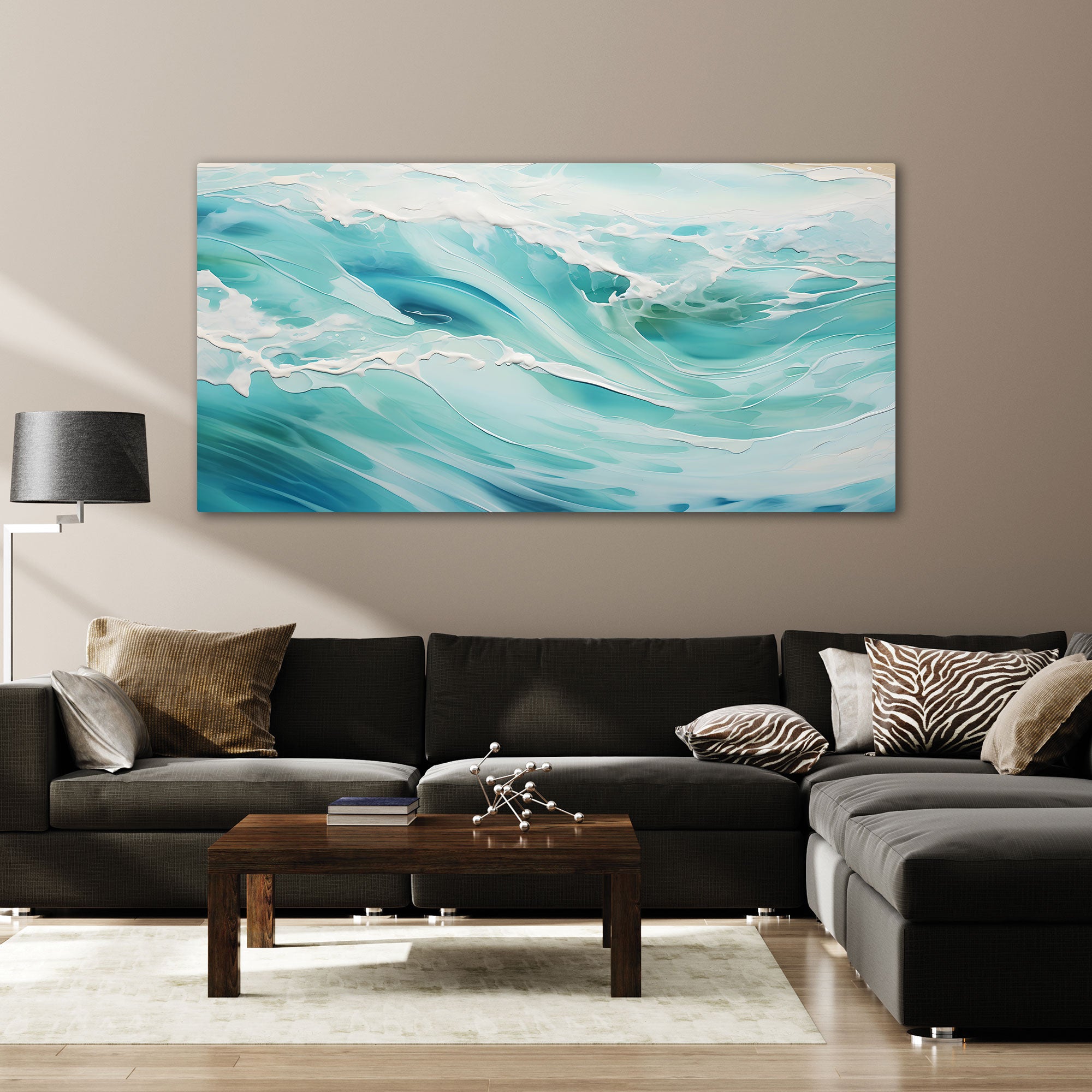 Abstract Canvas painting with frame Big Size Wall Art for living room,Bedroom,Drawing room,Hotels