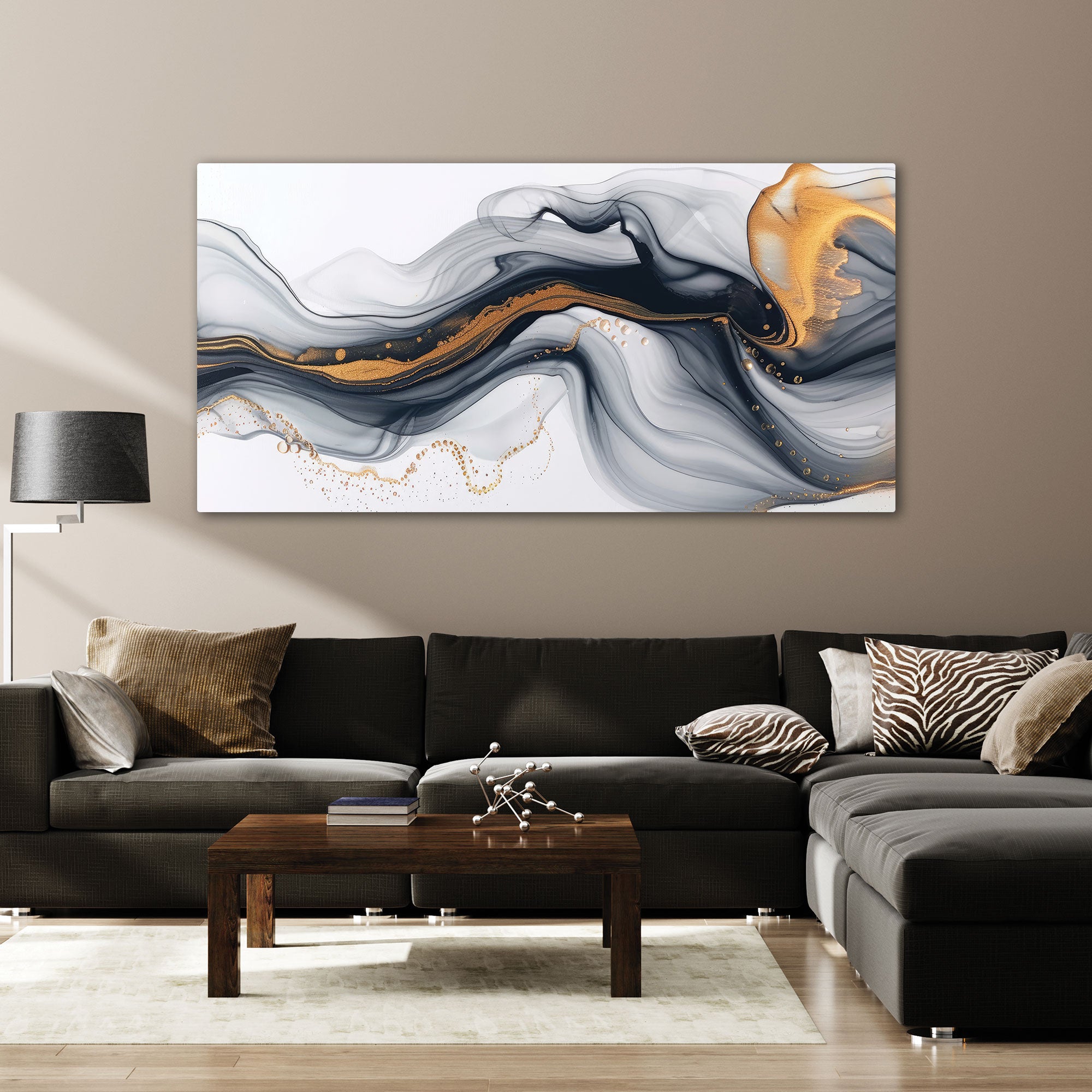 MarbleAbstract Canvas painting with frame Big Size Wall Art for living room,Bedroom,Drawing room,Hotels