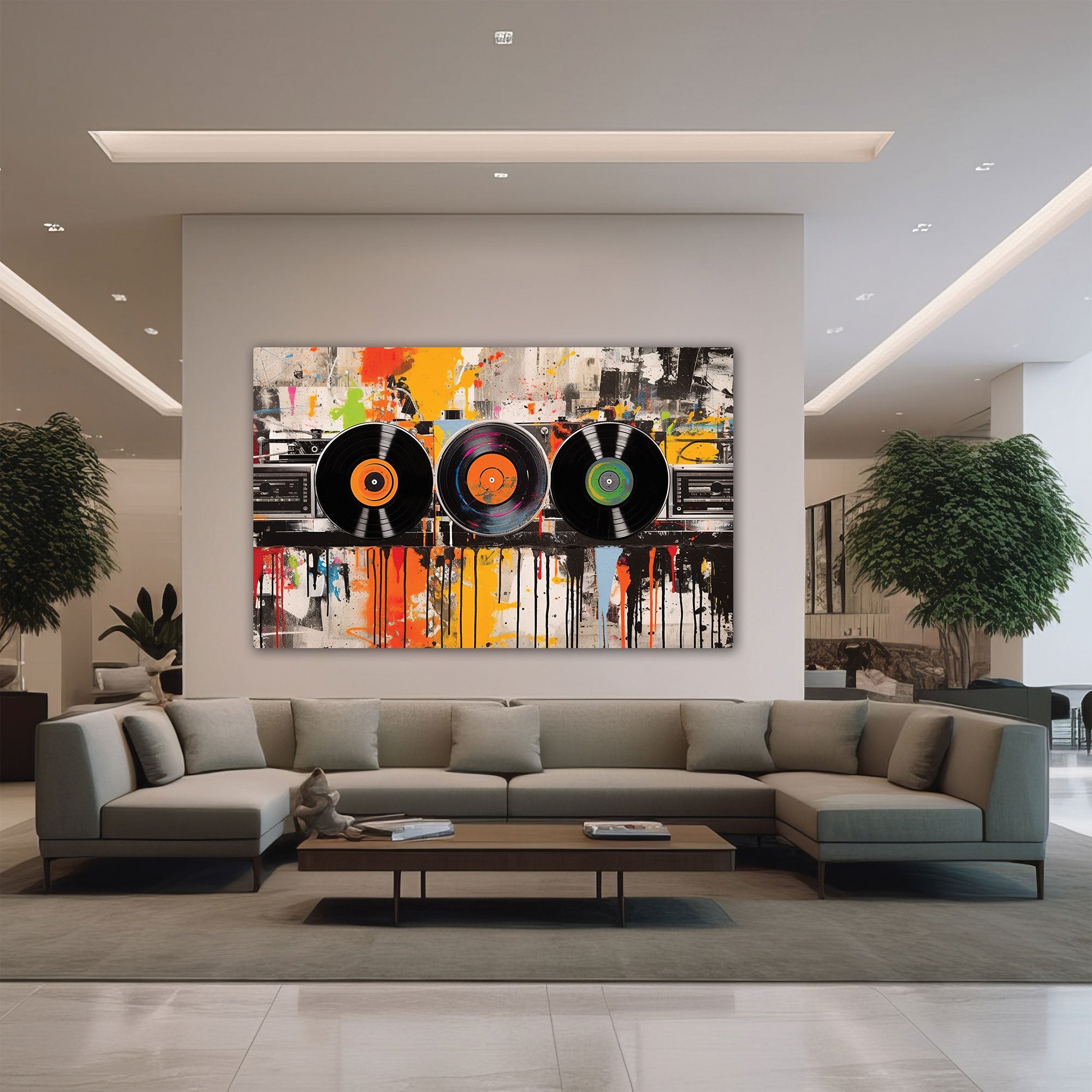 Music art Canvas painting with frame Big Size Wall Art for living room,Bedroom,Drawing room,Hotels