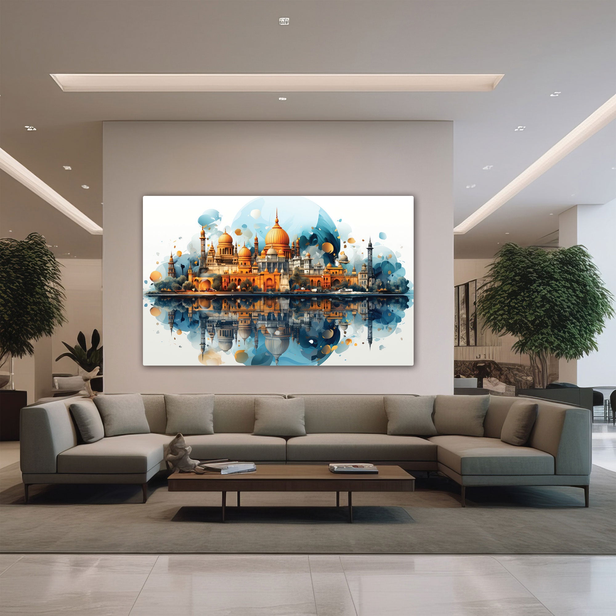 Canvas painting with frame Big Size Wall Art for living room,Bedroom,Drawing room,Hotels
