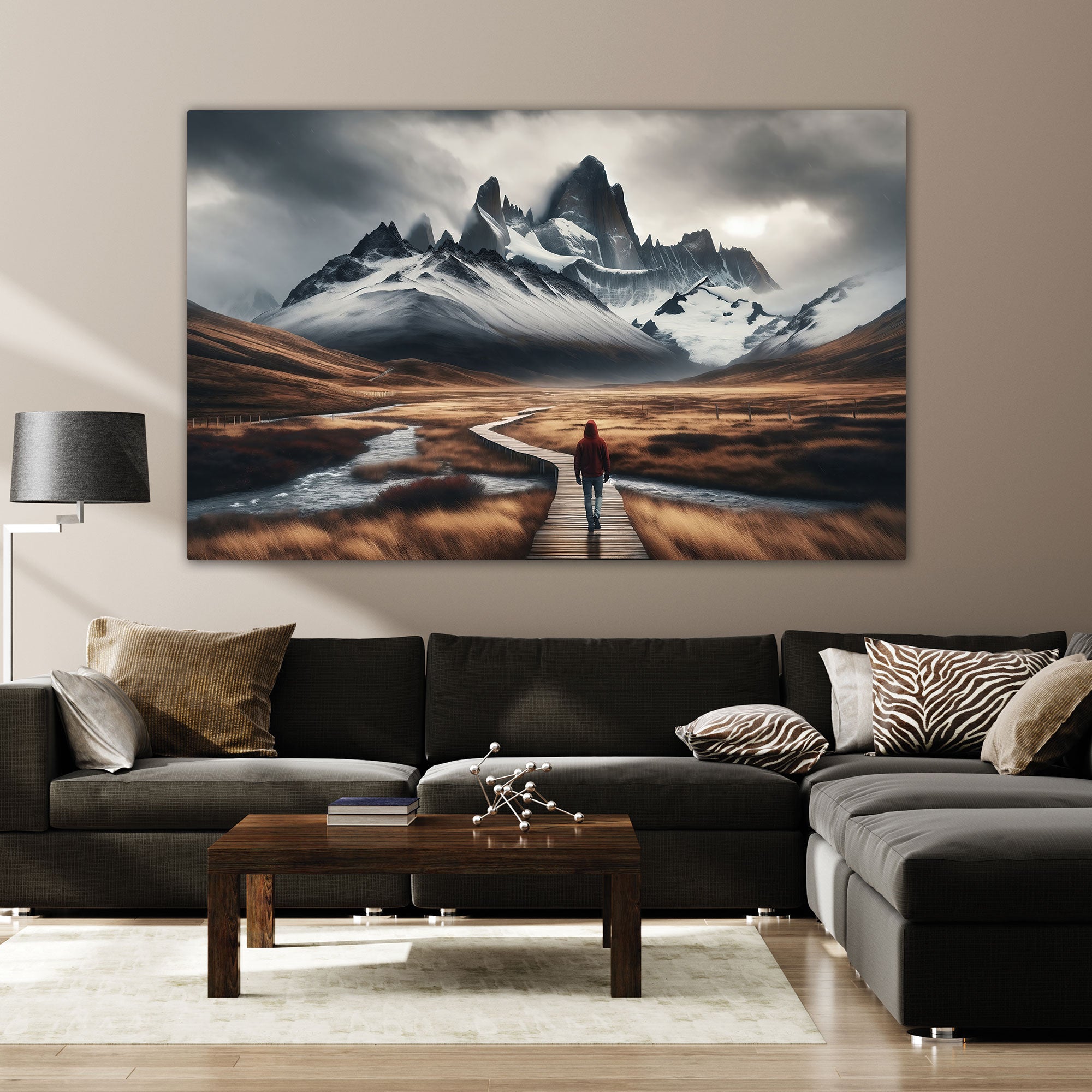 Abstract Canvas painting with frame Big Size Wall Art for living room,Bedroom,Drawing room,Hotels