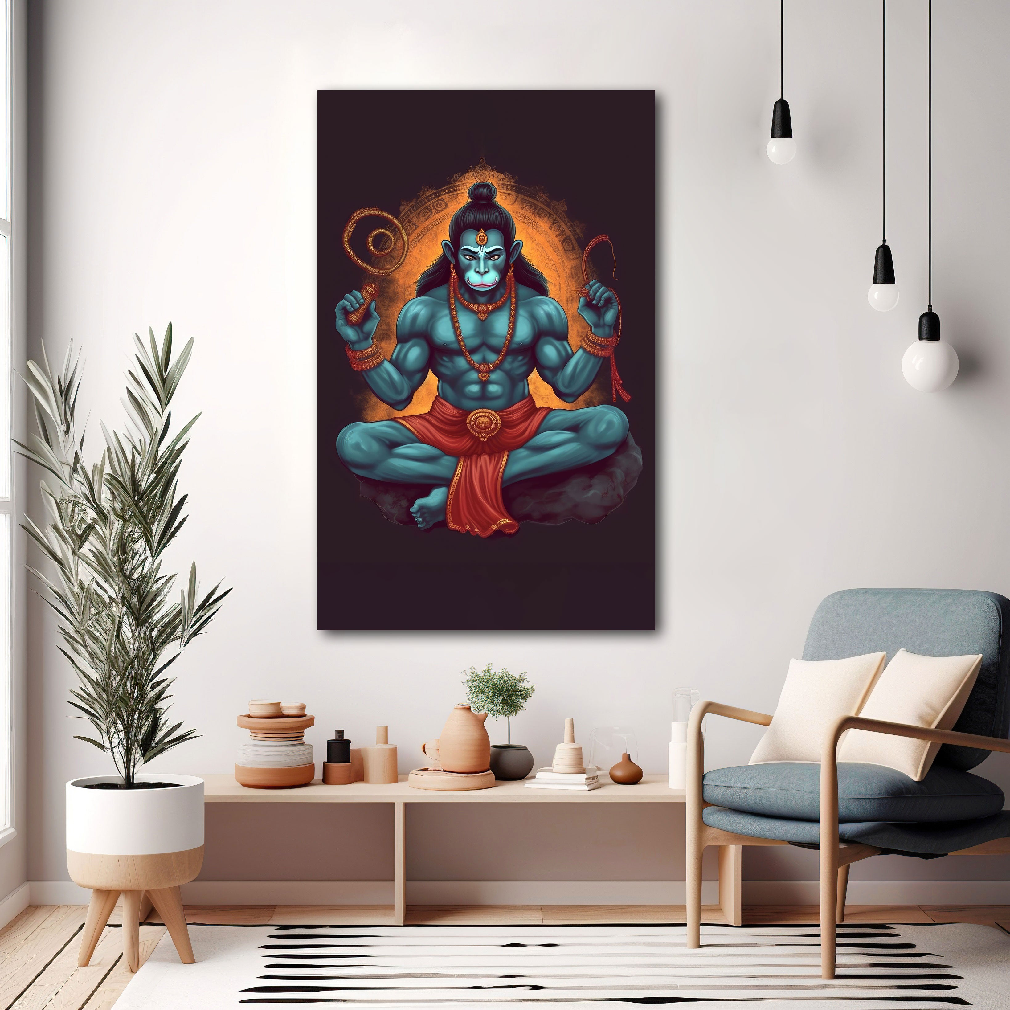 MidnightAbstract Canvas painting Big Size Wall Art for living room,Bedroom,Drawing room,Hotels