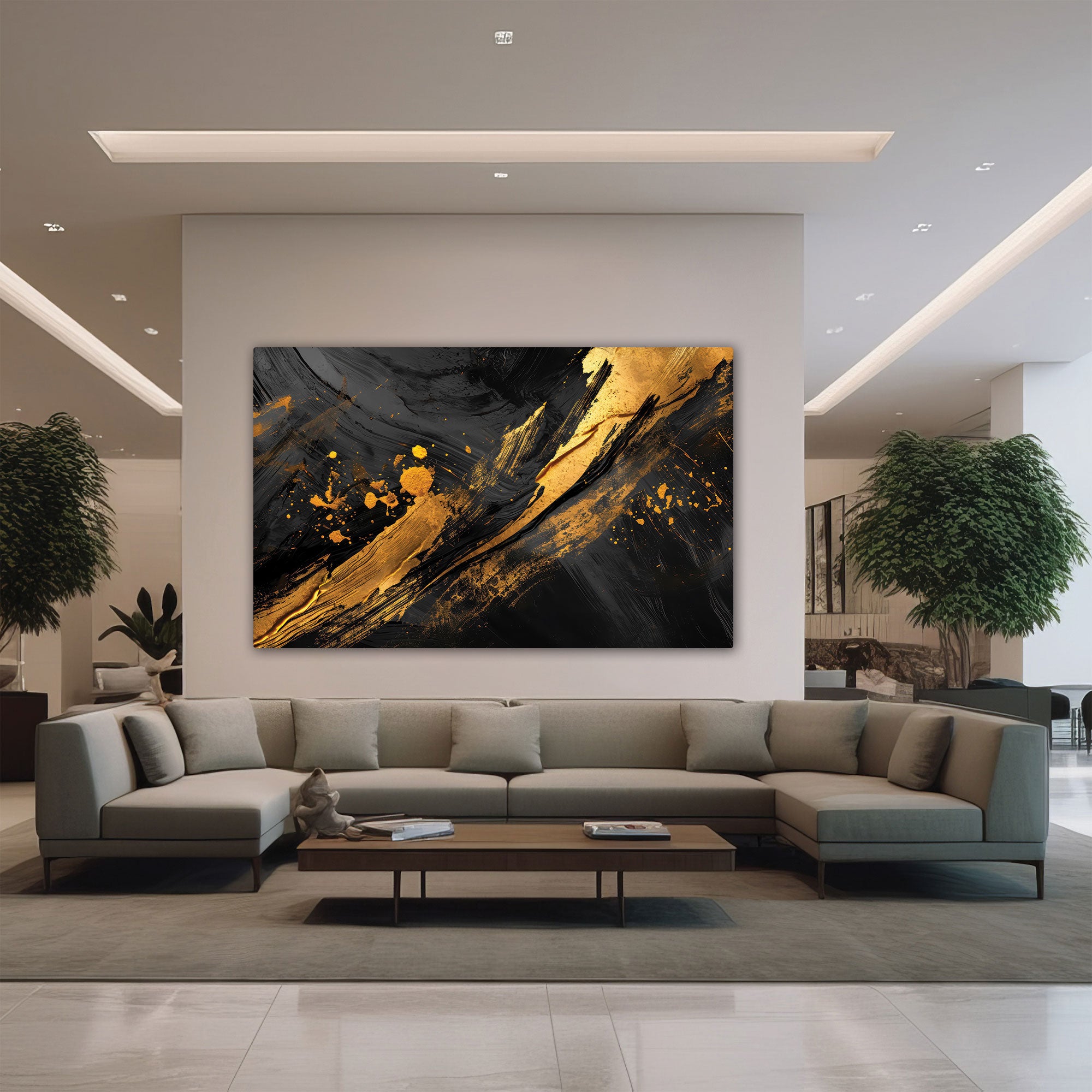 MarbleAbstract Canvas painting Big Size Wall Art for living room,Bedroom,Drawing room,Hotels