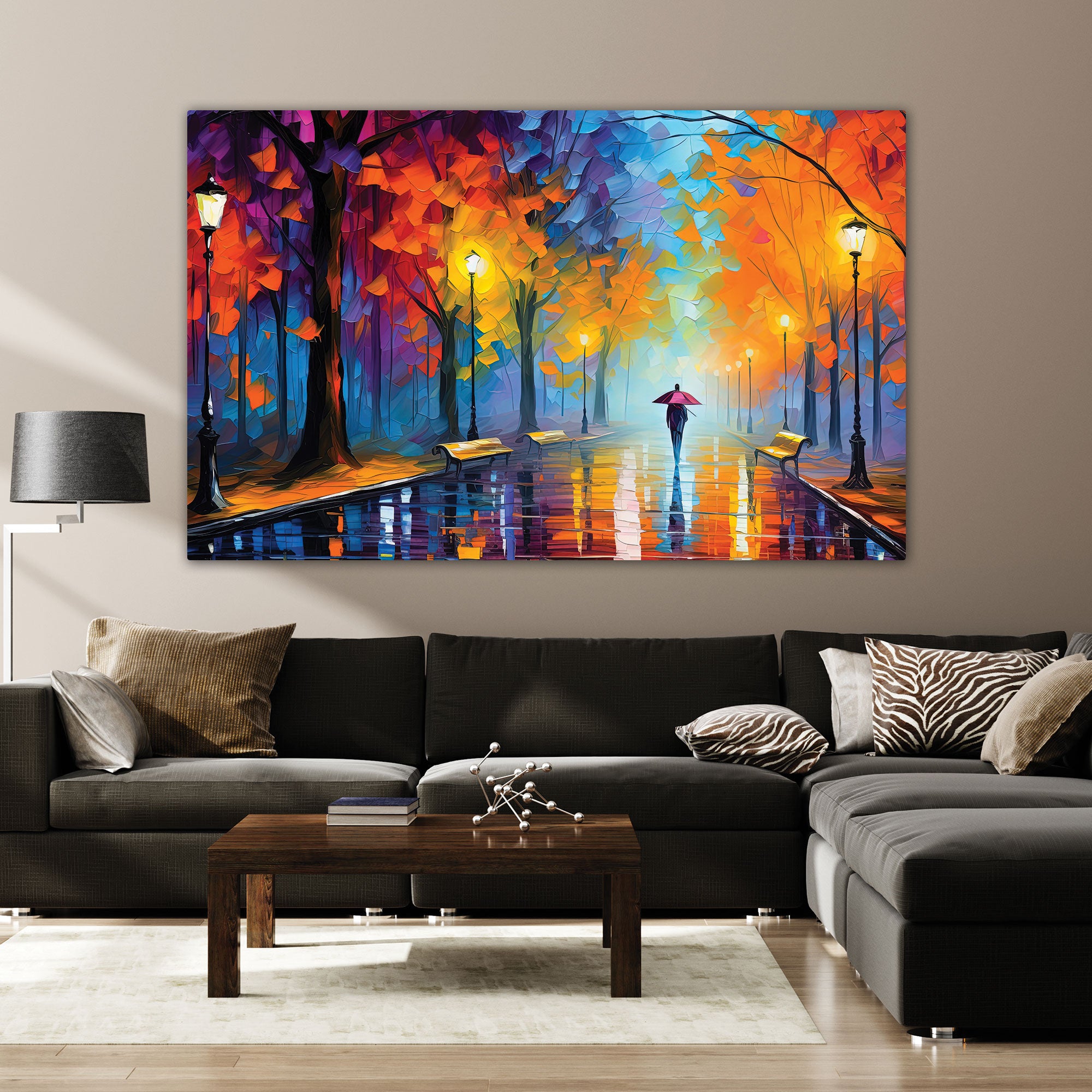 VintageAbstract Canvas painting with frame Big Size Wall Art for living room,Bedroom,Drawing room,Hotels