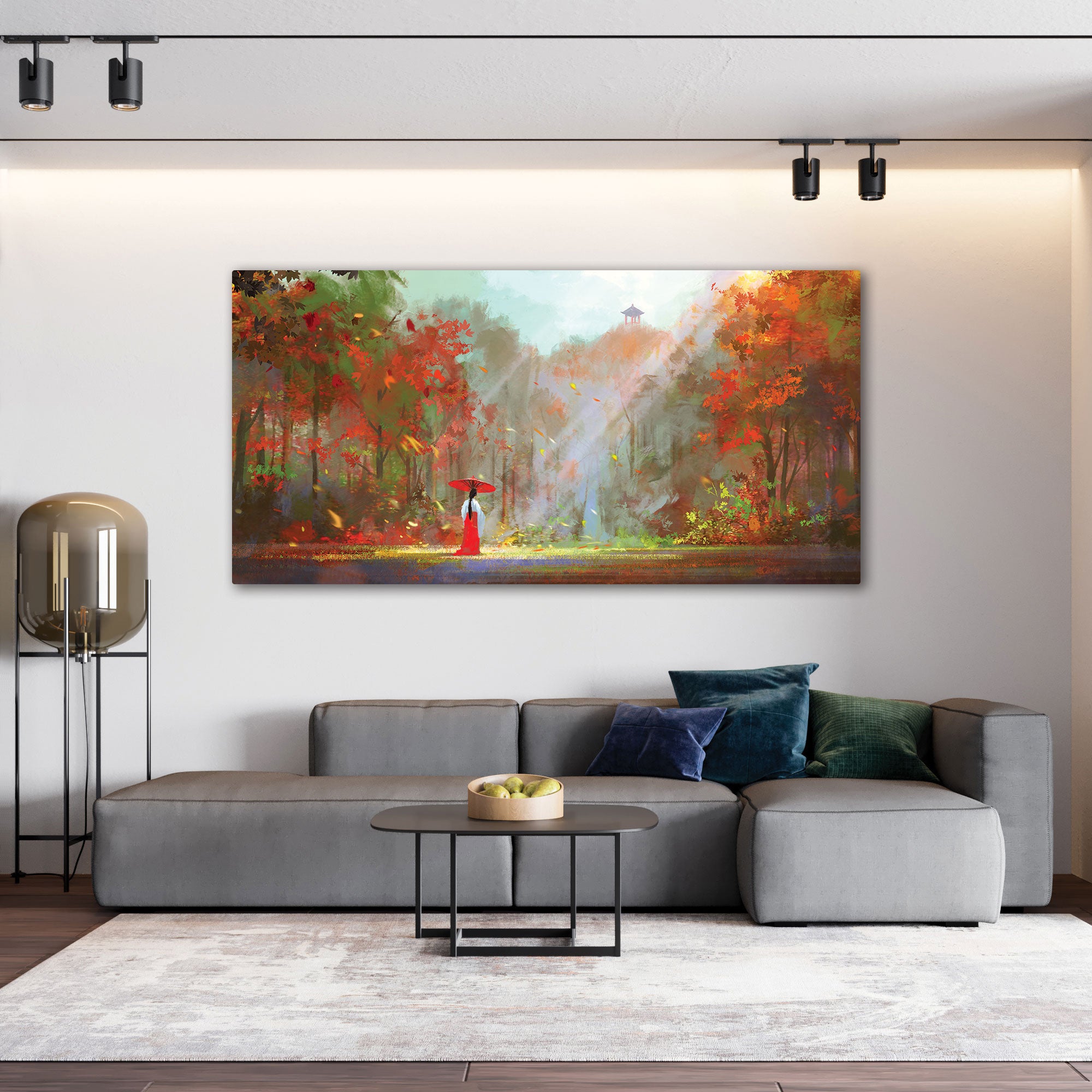 Woman sunshine Canvas painting with frame Big Size Wall Art for living room,Bedroom,Drawing room,Hotels