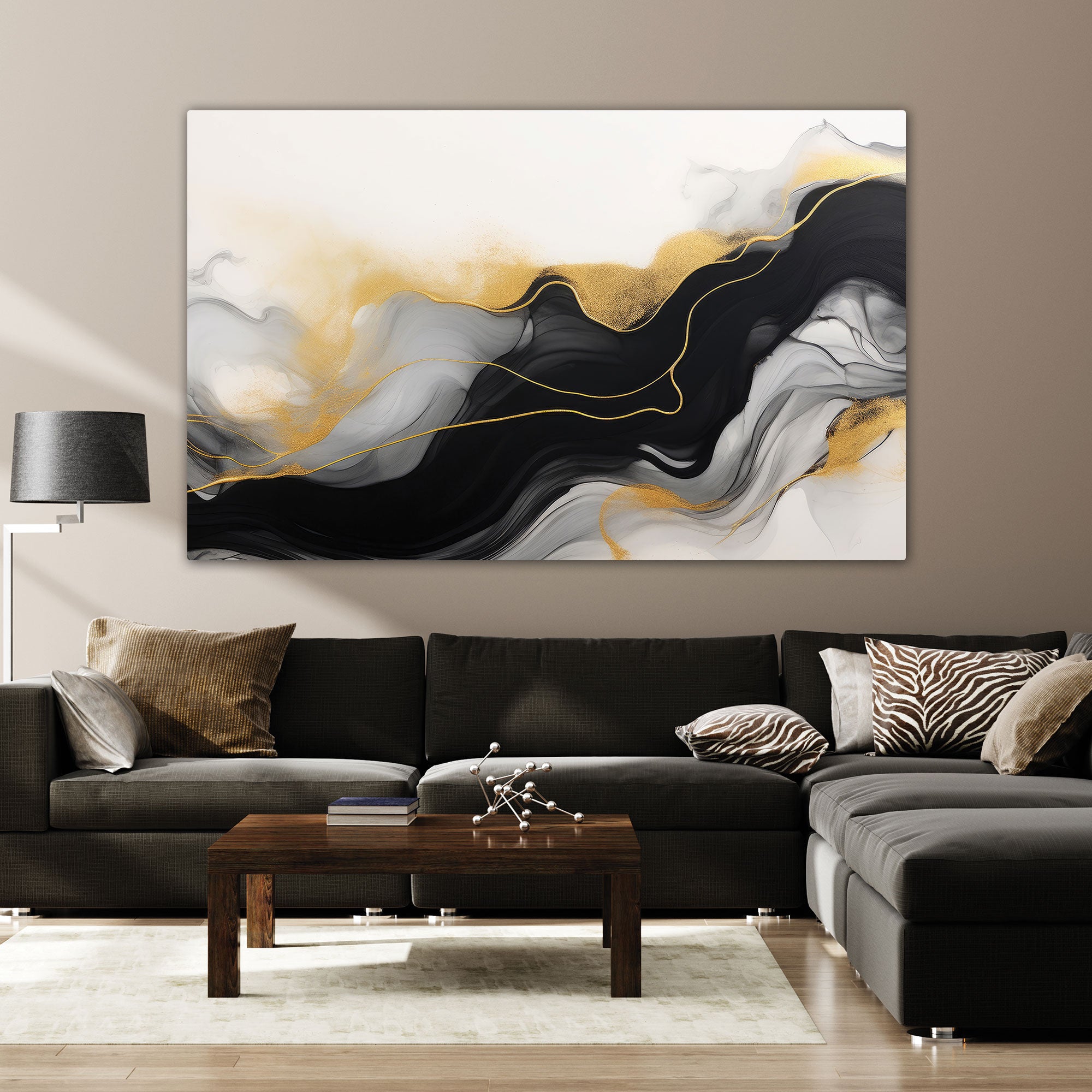 MarbleAbstract Canvas painting with frame Big Size Wall Art for living room,Bedroom,Drawing room,Hotels