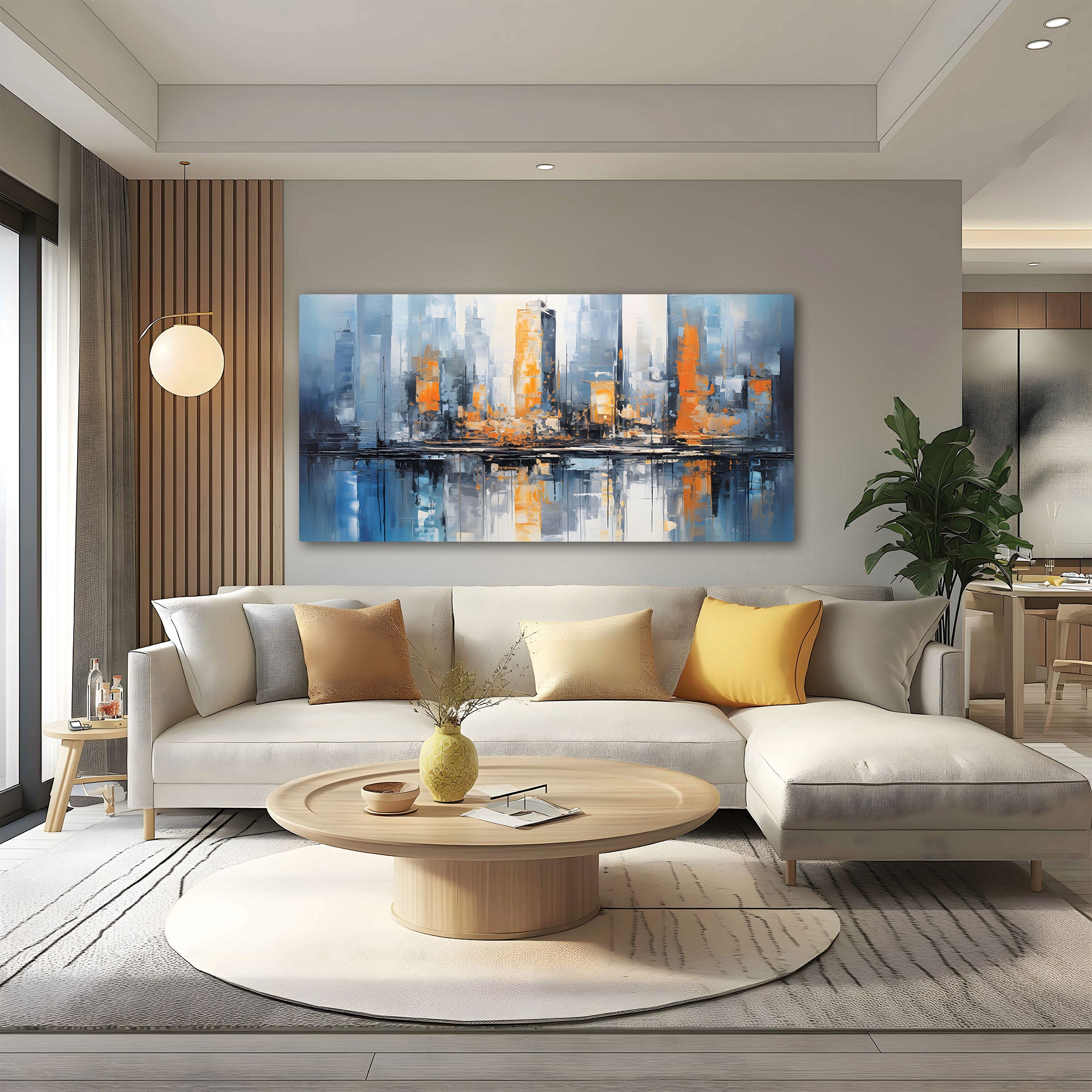 ModernAbstract Canvas painting with frame Big Size Wall Art for living room,Bedroom,Drawing room,Hotels