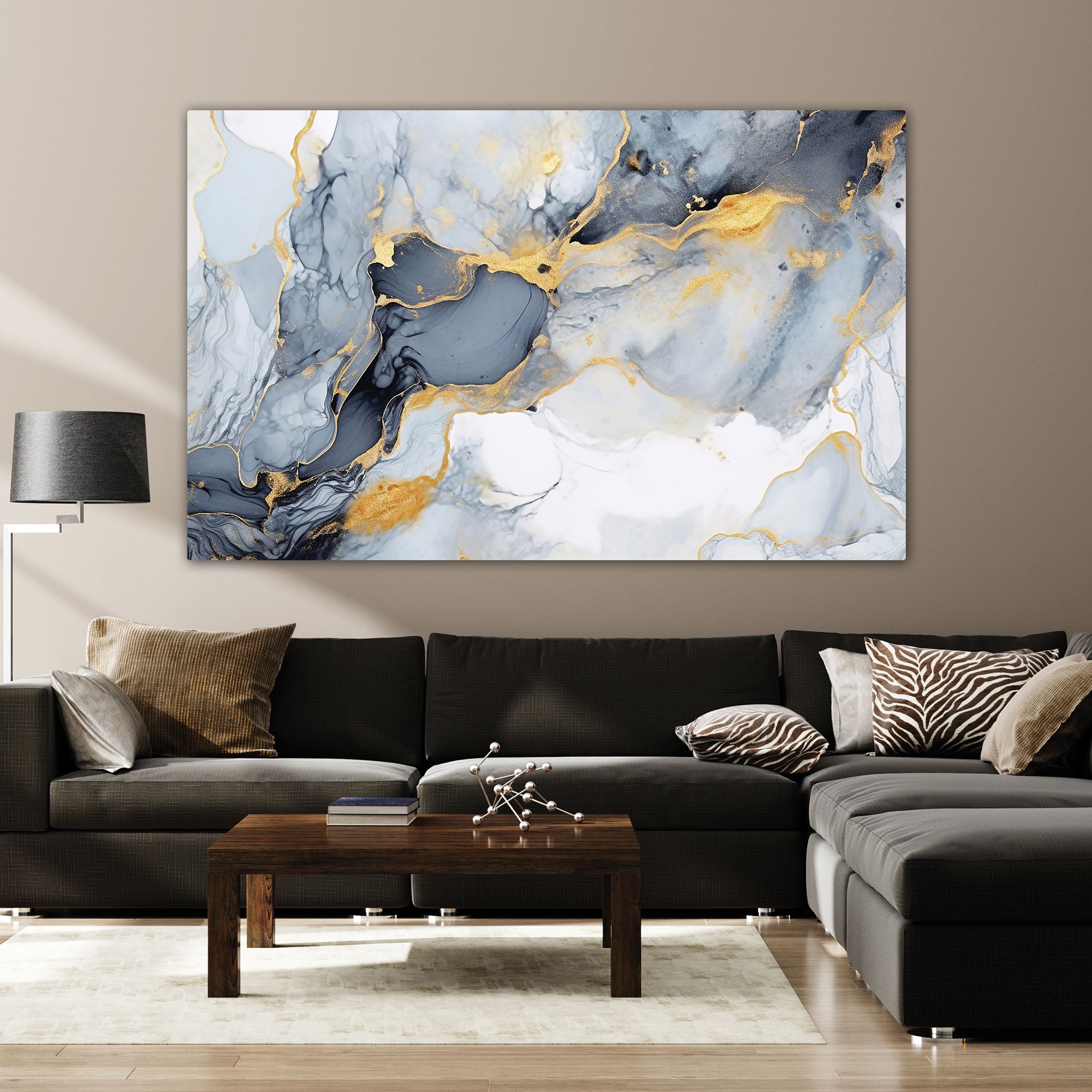 Marble art Canvas painting with frame Big Size Wall Art for living room,Bedroom,Drawing room,Hotels