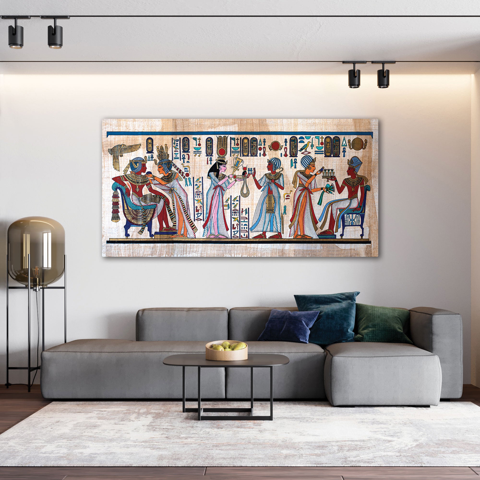 Ancient egyptian Canvas painting with frame Big Size Wall Art for living room,Bedroom,Drawing room,Hotels