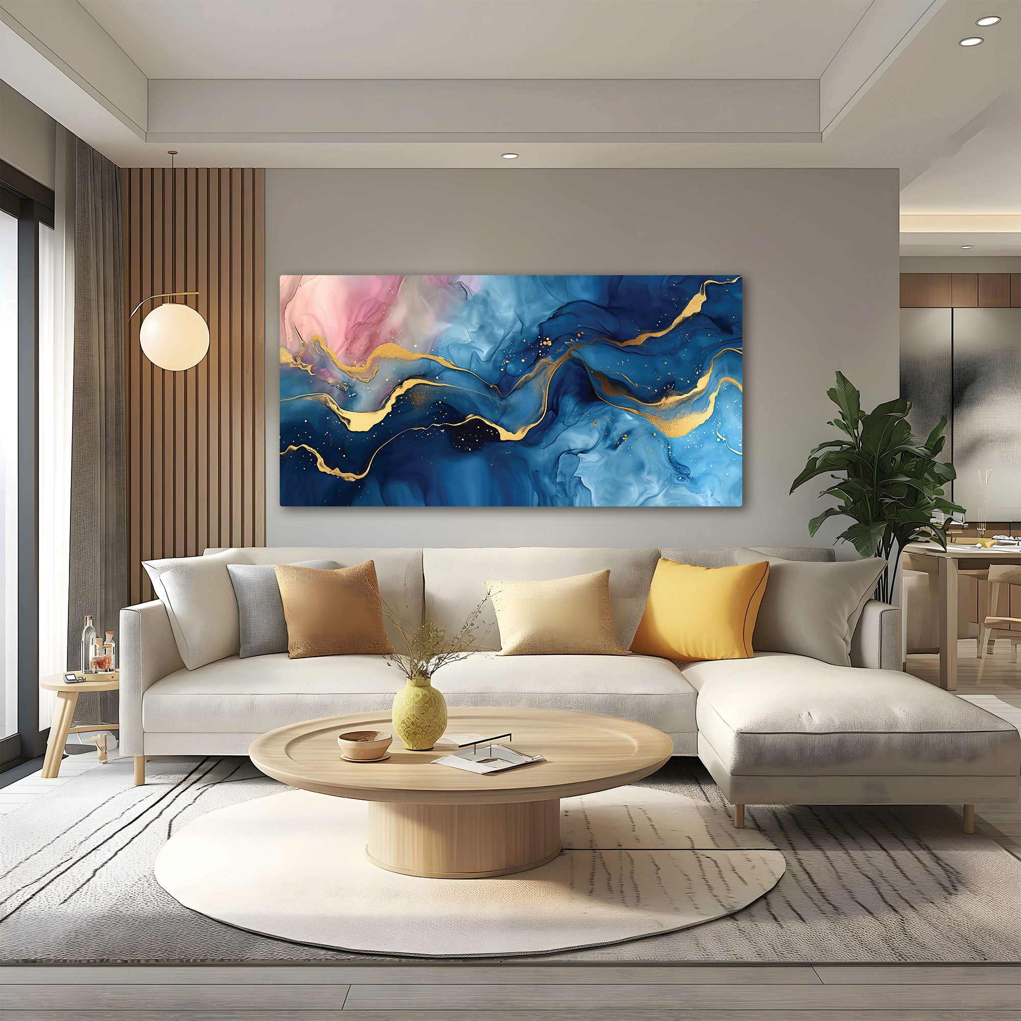 MarbleAbstract Canvas painting with frame Big Size Wall Art for living room,Bedroom,Drawing room,Hotels