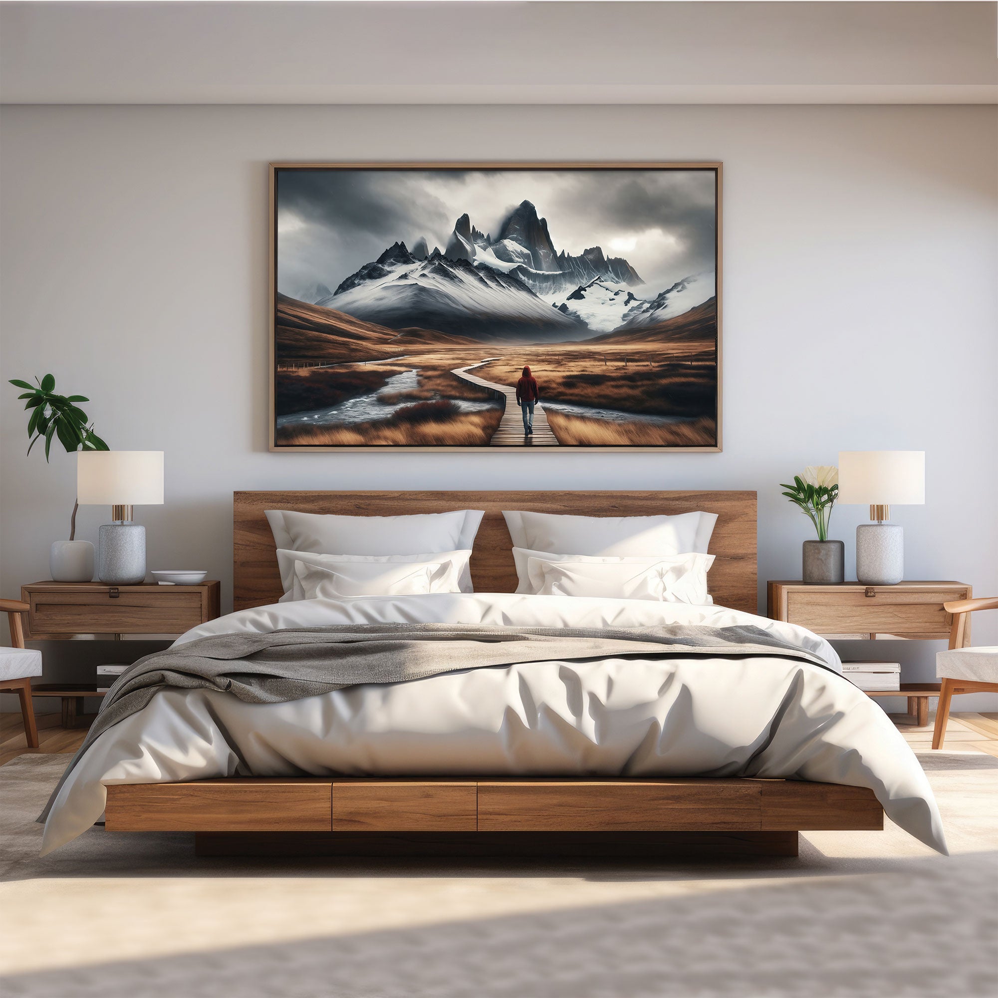 Abstract Canvas painting with frame Big Size Wall Art for living room,Bedroom,Drawing room,Hotels