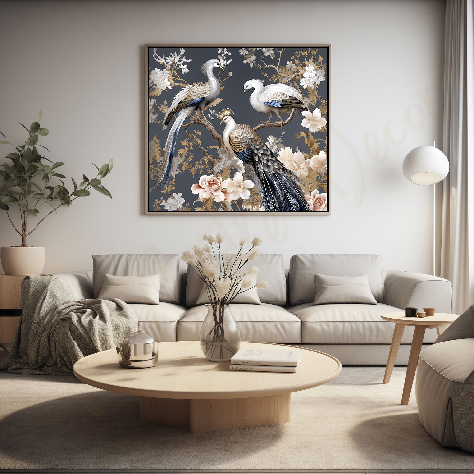 Bird art with frame Big Size Wall Art for living room,Bedroom,Drawing room,Hotels