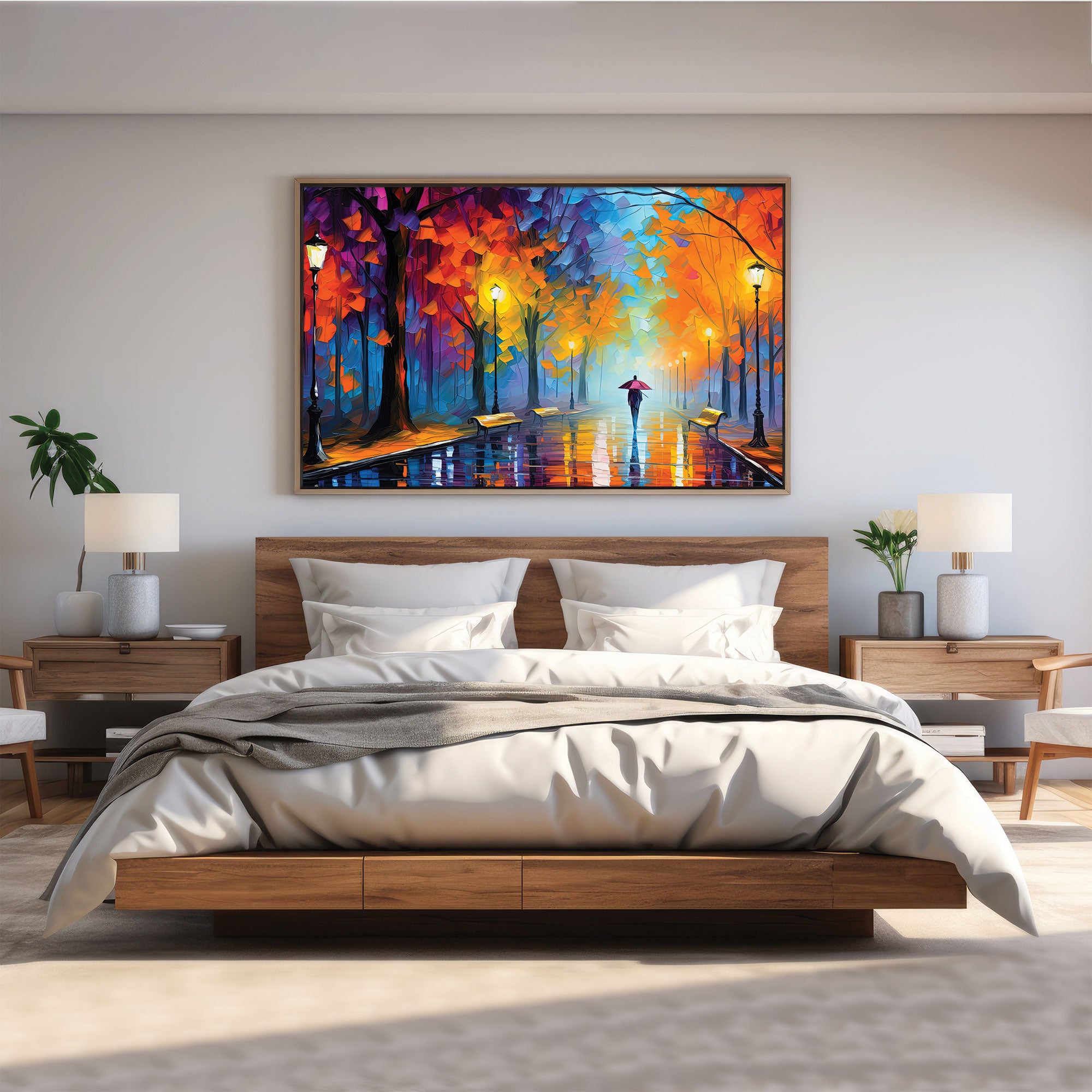 VintageAbstract Canvas painting with frame Big Size Wall Art for living room,Bedroom,Drawing room,Hotels