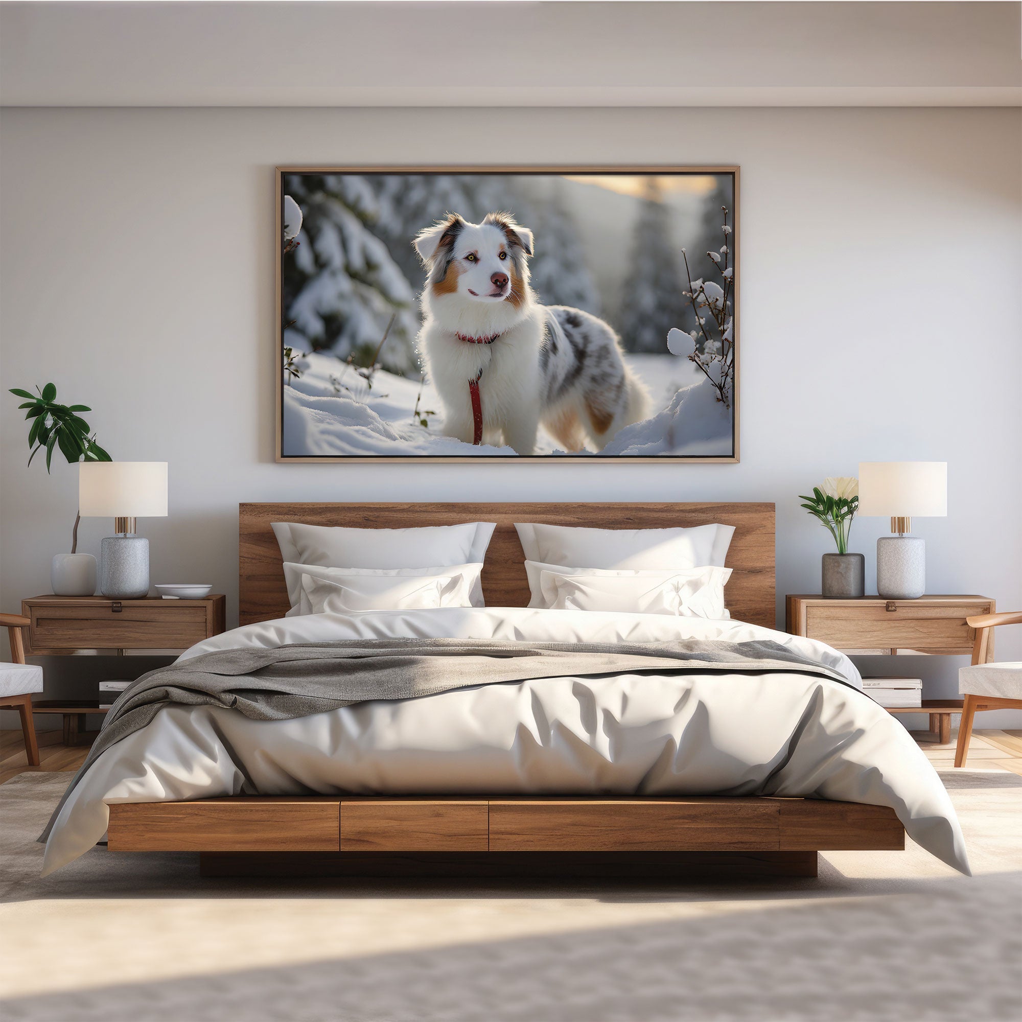 Dog Canvas painting Big Size Wall Art for living room,Bedroom,Drawing room,Hotels
