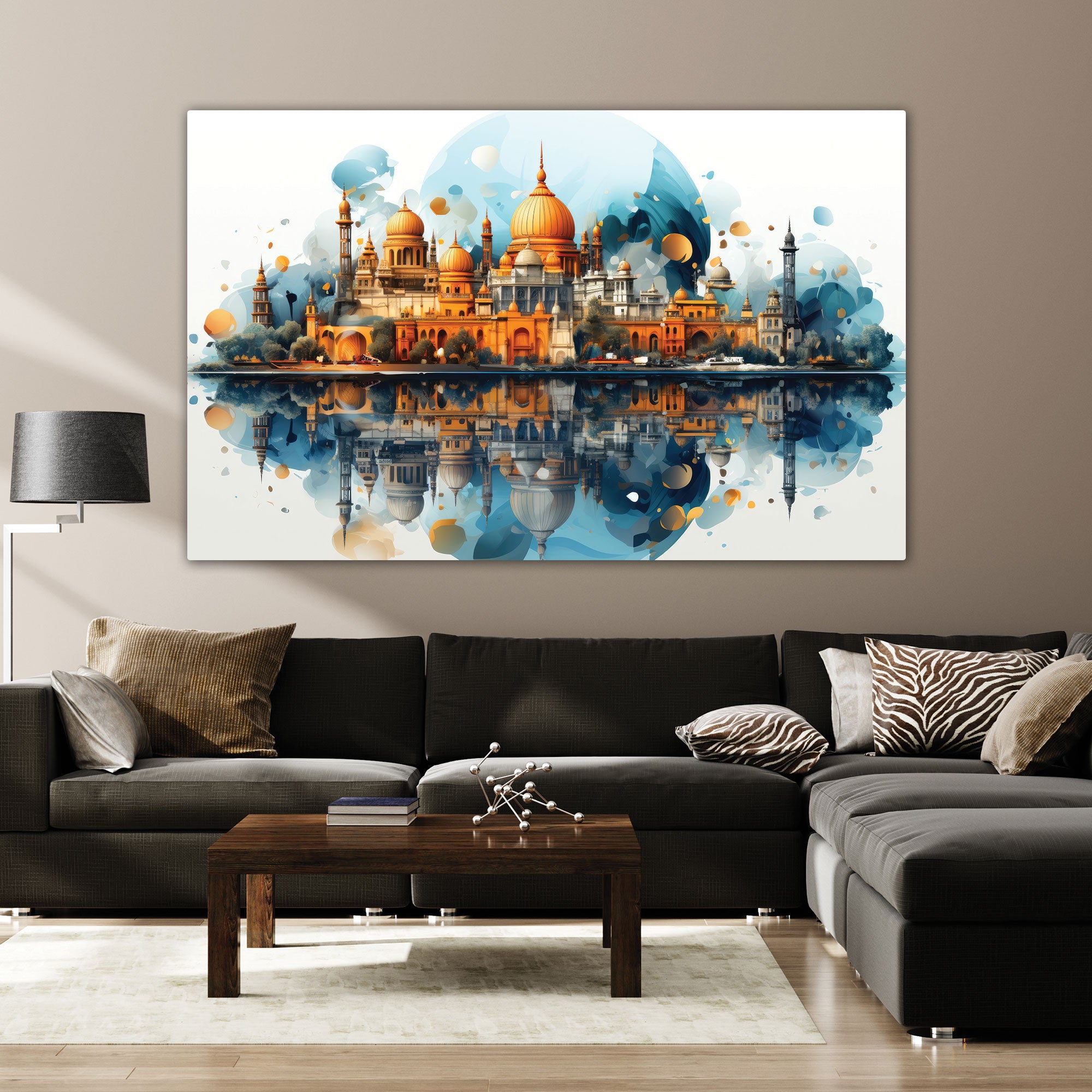 Canvas painting with frame Big Size Wall Art for living room,Bedroom,Drawing room,Hotels