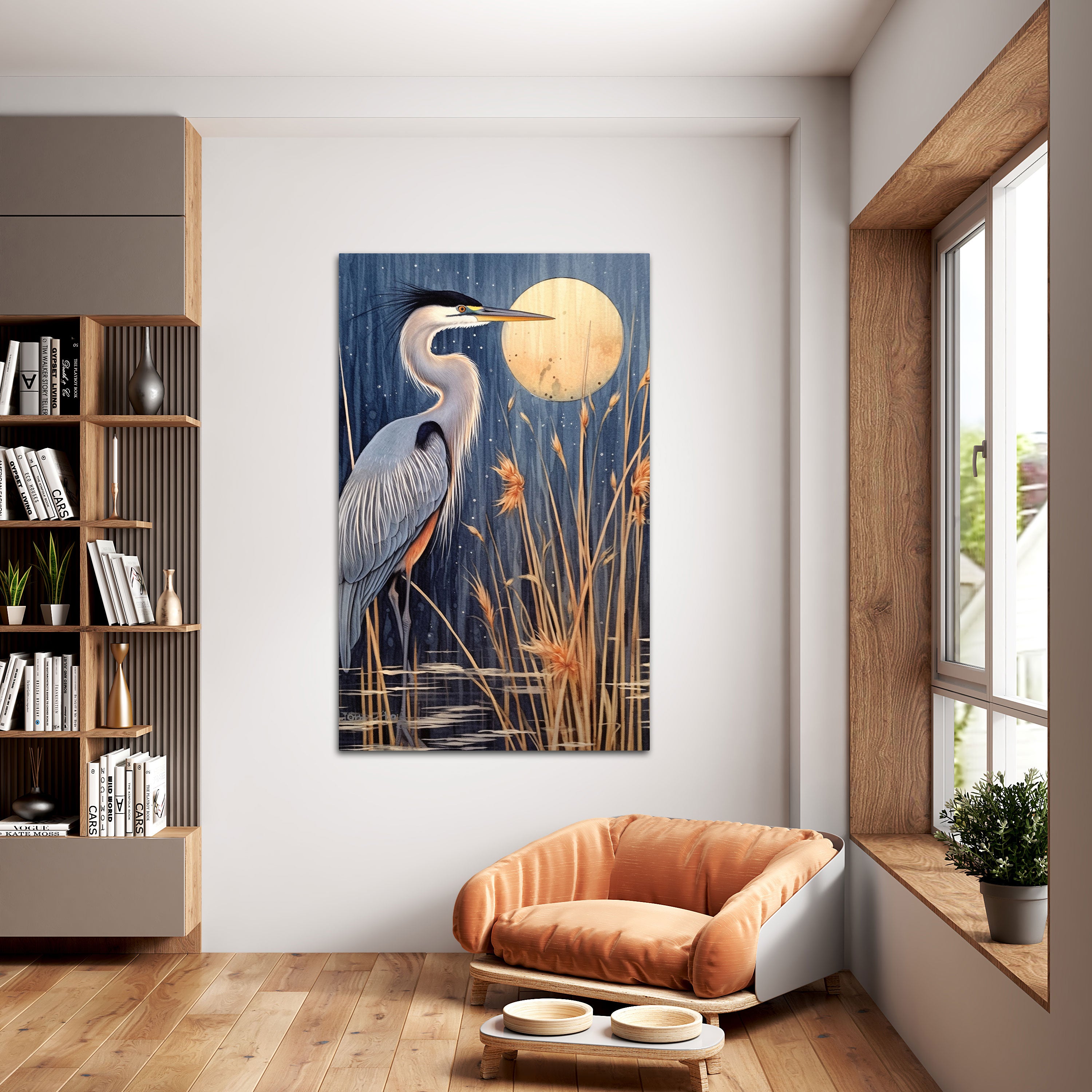 BirdAbstract Canvas painting with frame Big Size Wall Art for living room,Bedroom,Drawing room,Hotels