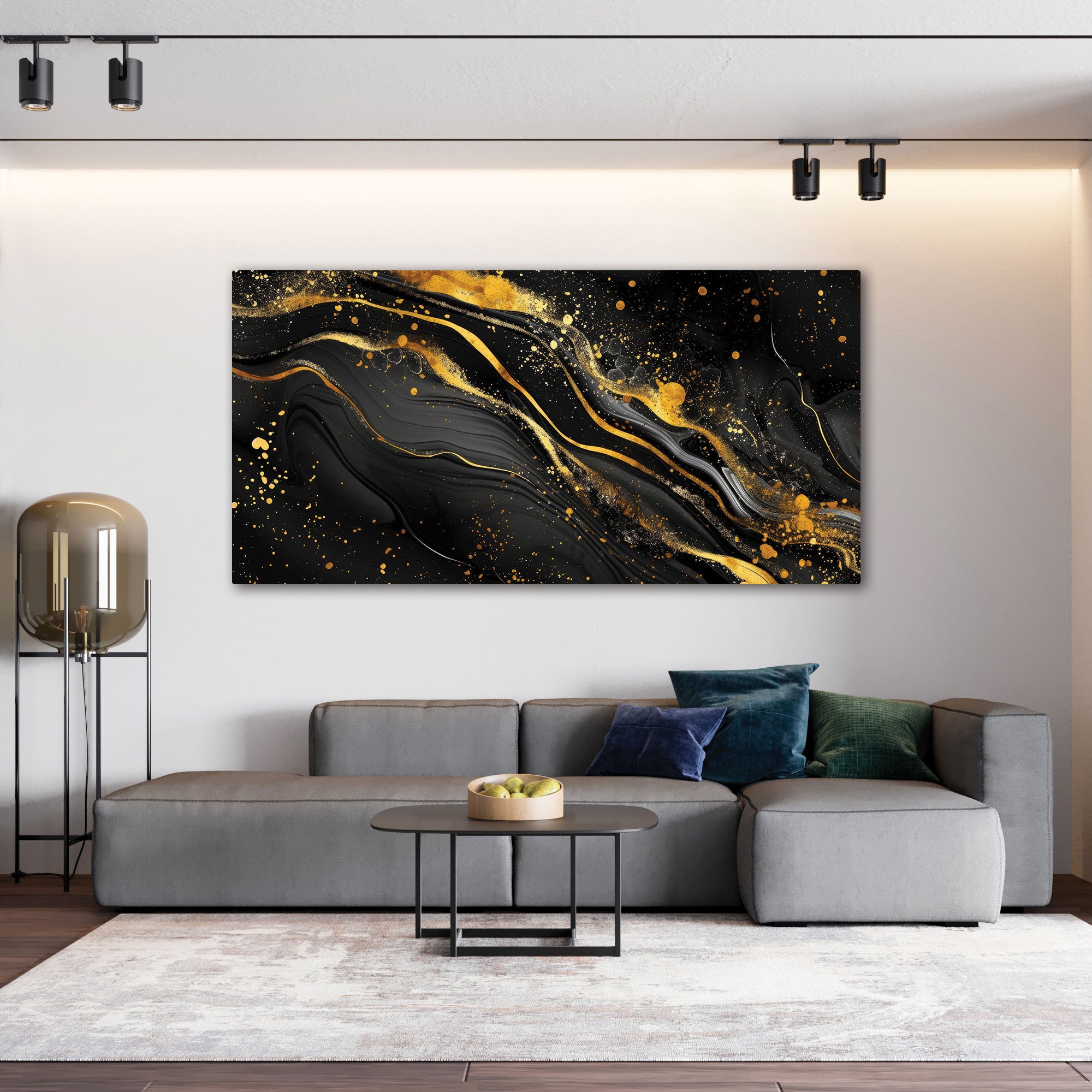 MarbleAbstract Canvas painting with frame Big Size Wall Art for living room,Bedroom,Drawing room,Hotels