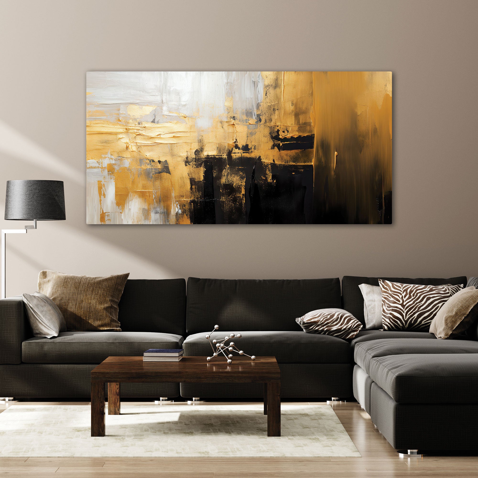 Abstract Canvas painting with frame Big Size Wall Art for living room,Bedroom,Drawing room,Hotels