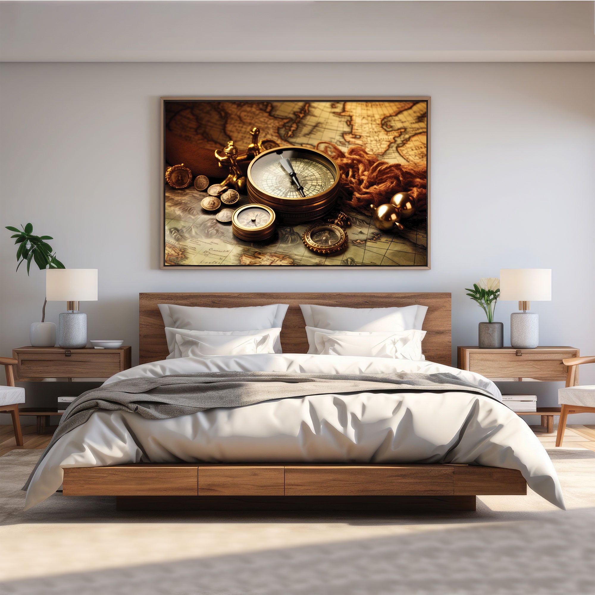 Canvas painting with frame Big Size Wall Art for living room,Bedroom,Drawing room,Hotels