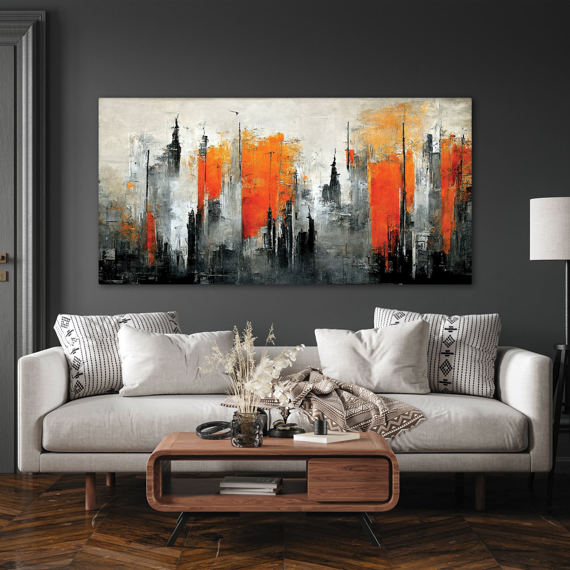 Abstract Canvas painting with frame Big Size Wall Art for living room,Bedroom,Drawing roomHotels