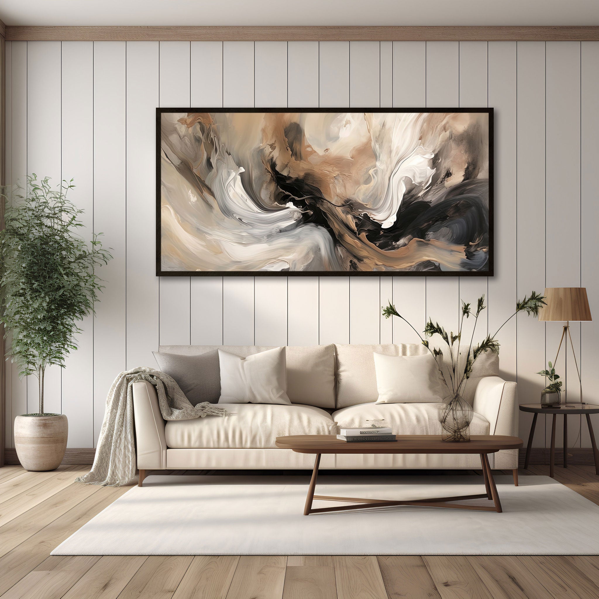 Abstract Canvas painting with frame Big Size Wall Art for living room,Bedroom,Drawing room,Hotels