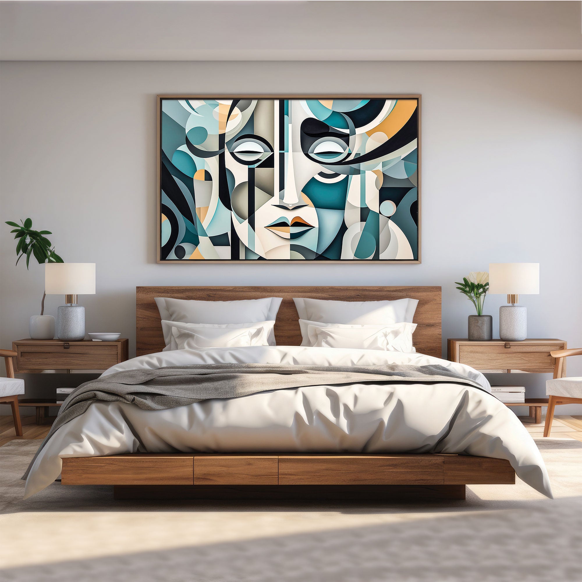 Canvas painting woman face art Canvas painting with frame Big Size Wall Art for living room,Bedroom,Drawing room,Hotels