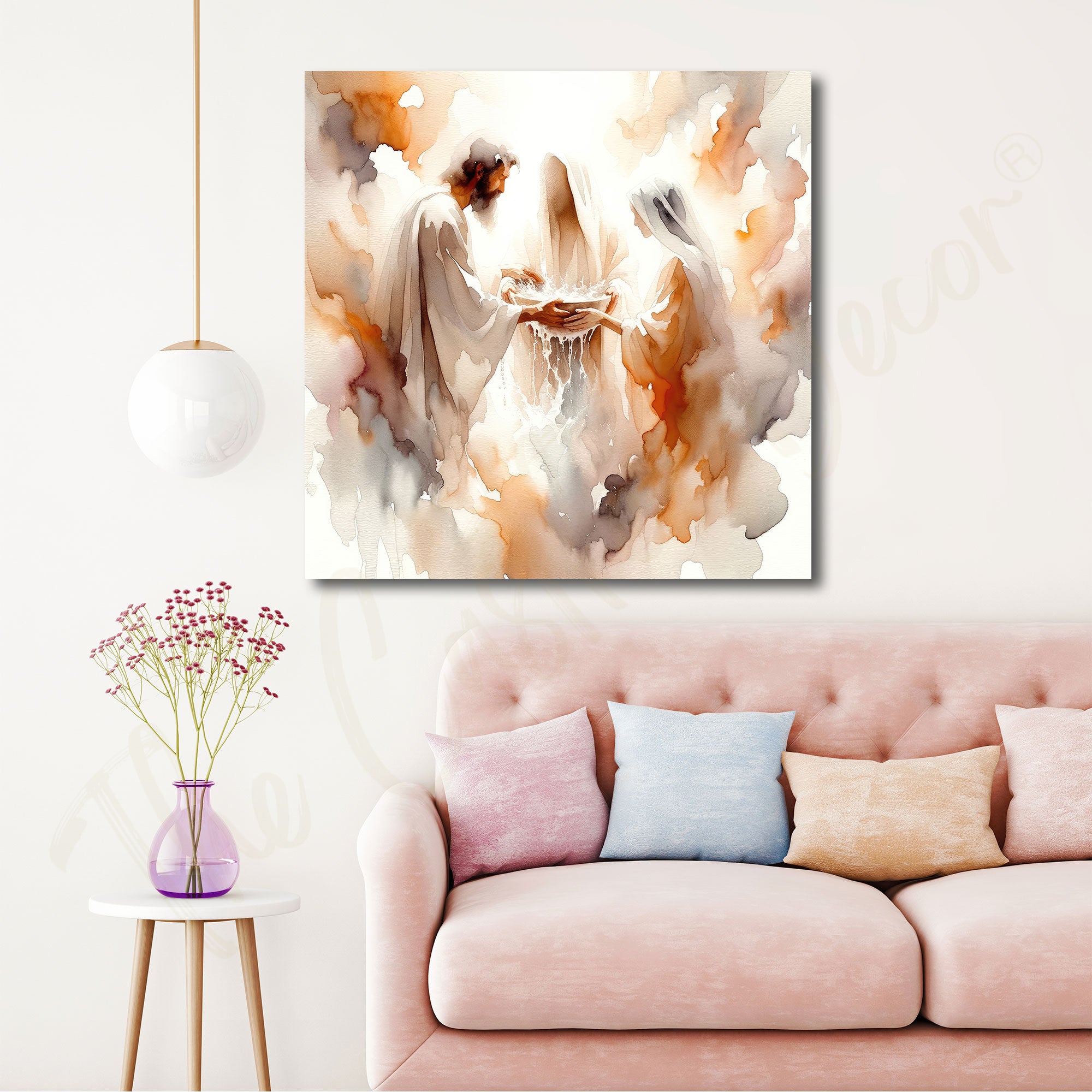 Jesus painting with frame Big Size Wall Art for living room,Bedroom,Drawing room,Hotels