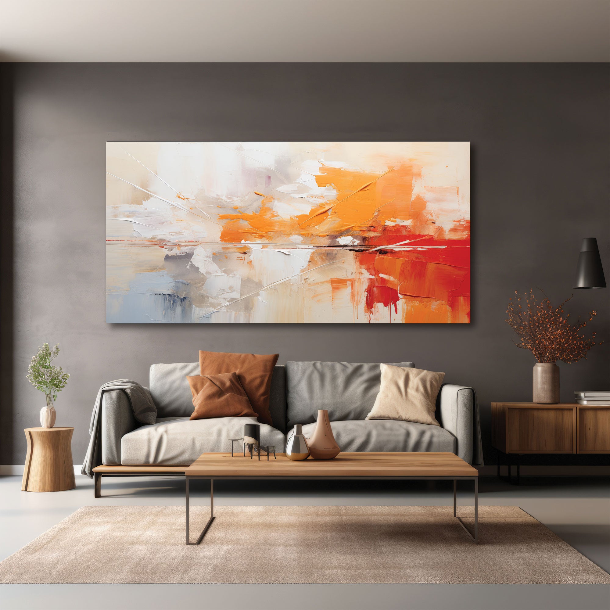 Abstract Canvas painting with frame Big Size Wall Art for living room,Bedroom,Drawing room,Hotels