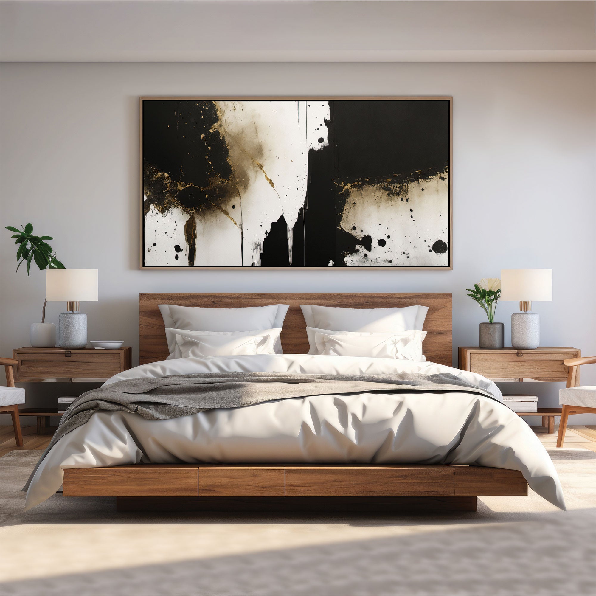 MarbleAbstract Canvas painting with frame Big Size Wall Art for living room,Bedroom,Drawing room,Hotels