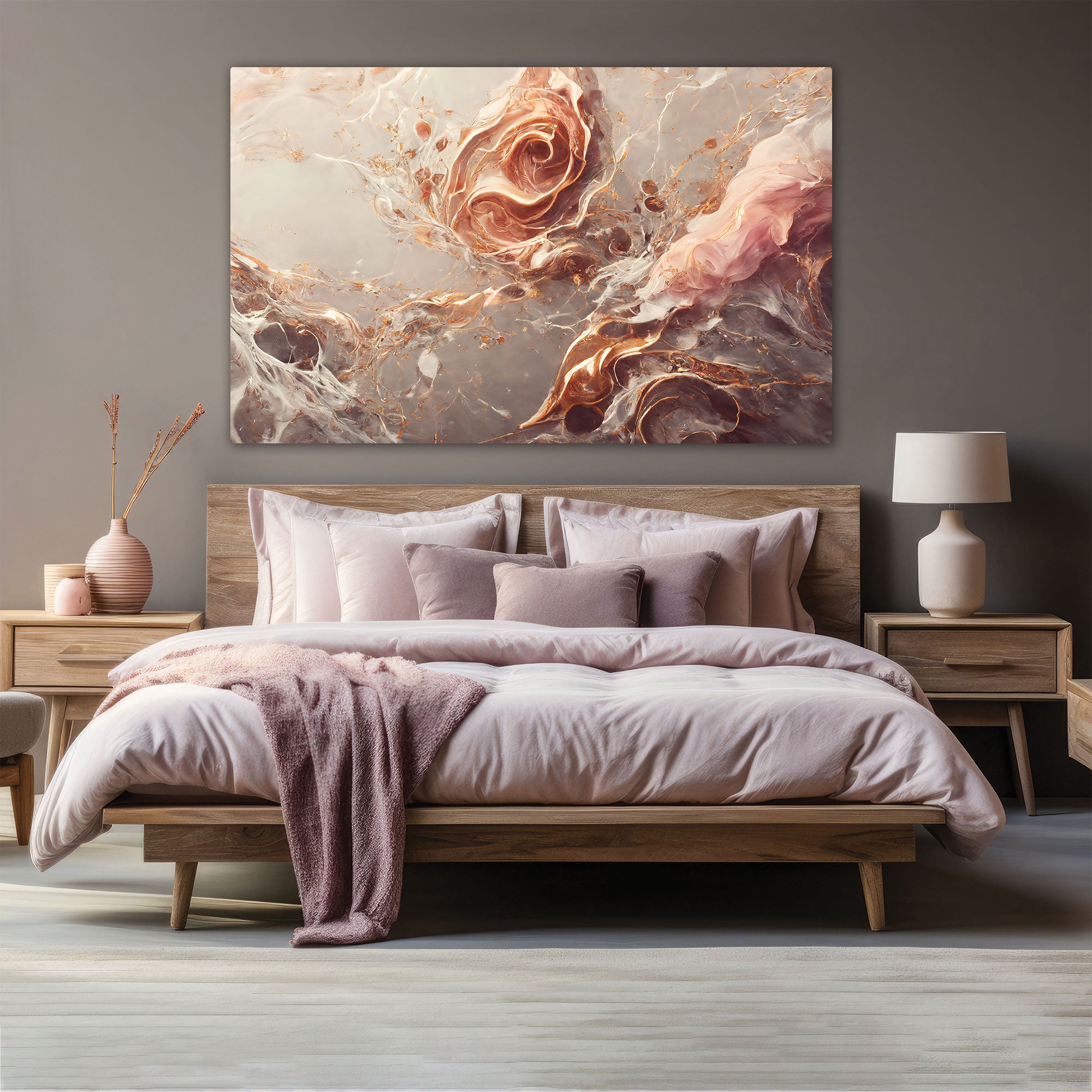 MarbleAbstract Canvas painting Big Size Wall Art for living room,Bedroom,Drawing room,Hotels