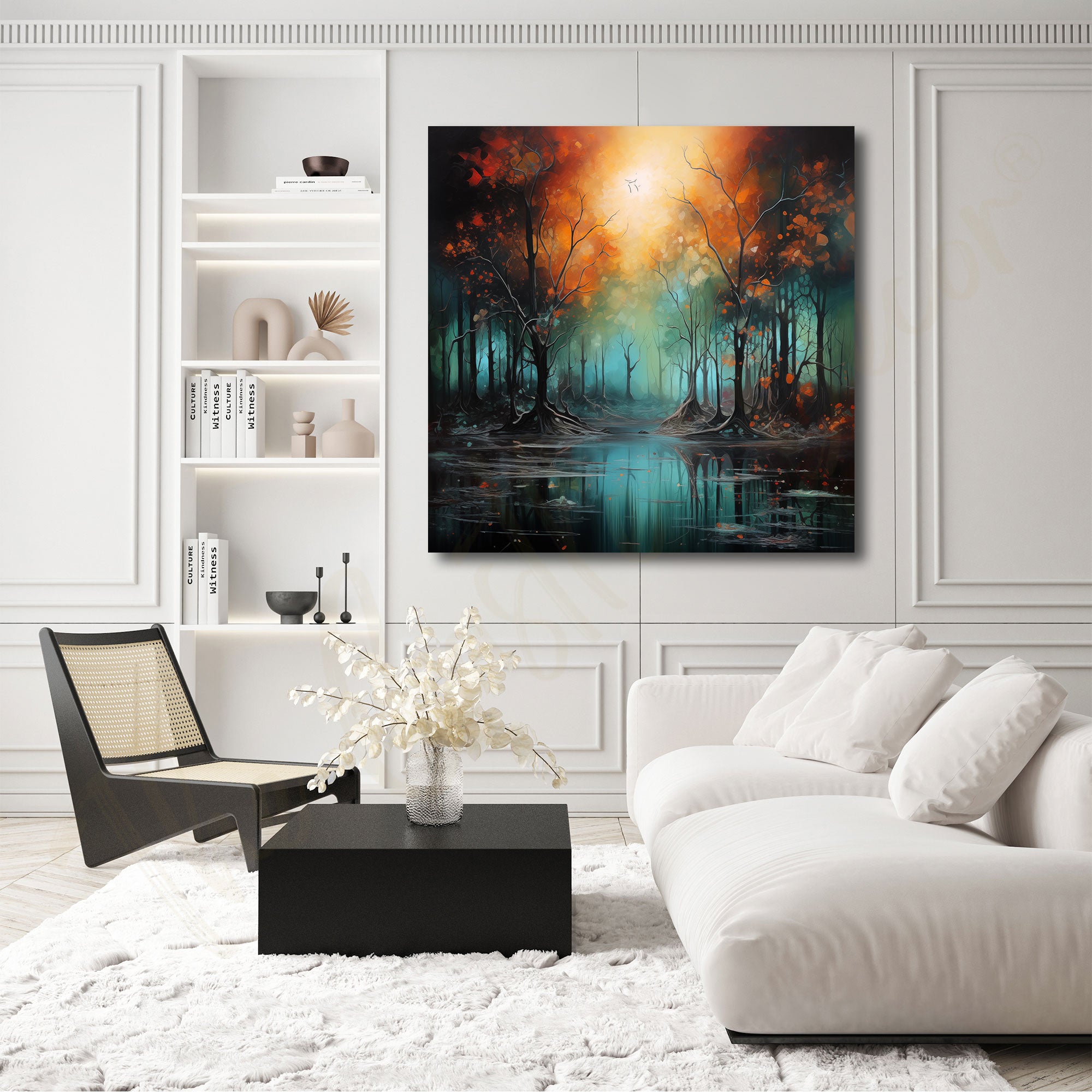 ModernAbstract with frame Big Size Wall Art for living room,Bedroom,Drawing room,Hotels